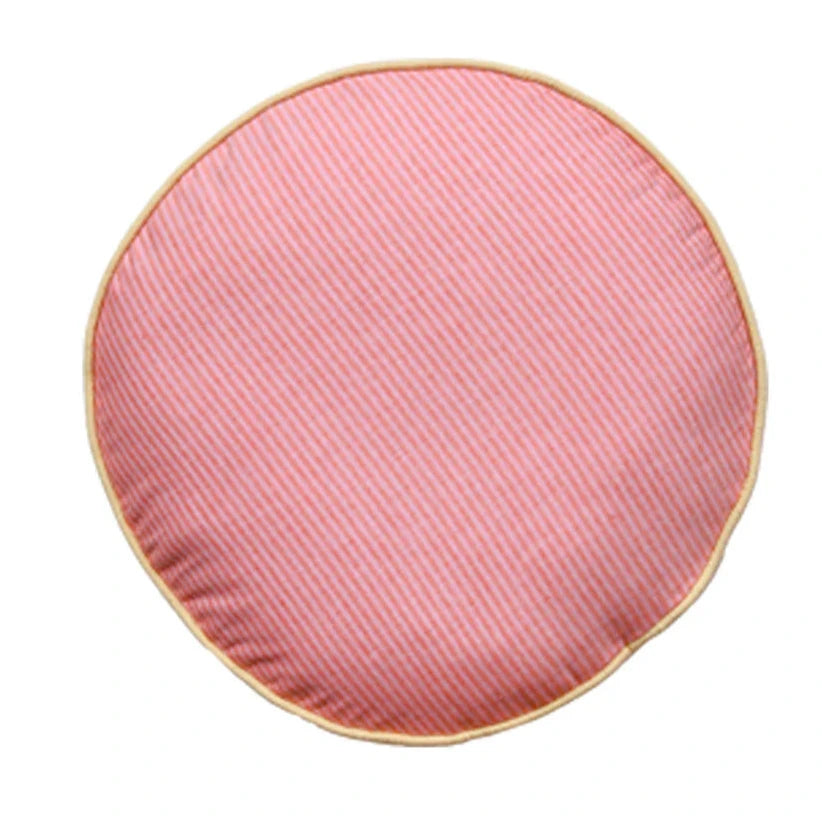 Woven Stripe Round Cushion