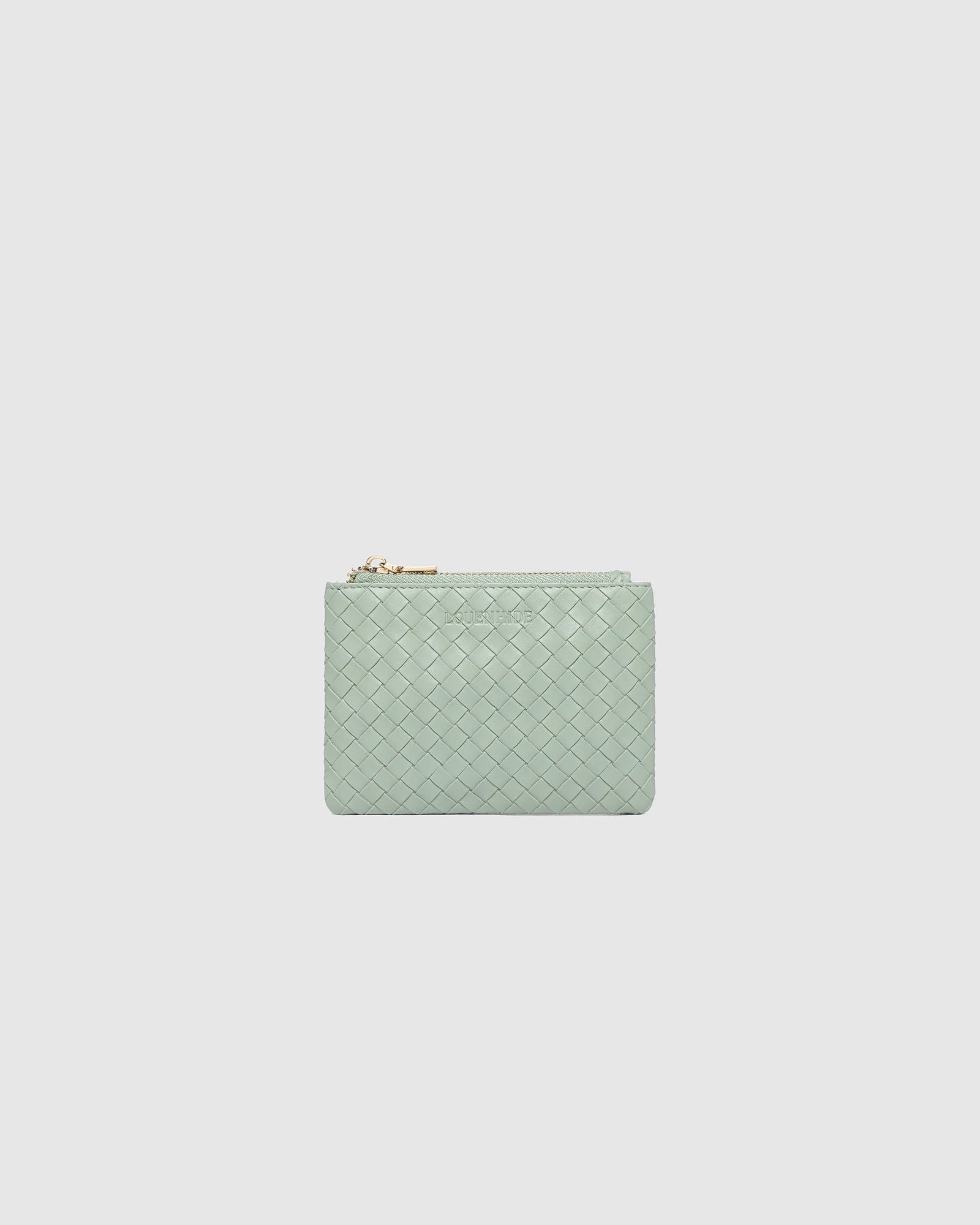 Kuta Purse by Louenhide - Woven Sage Green