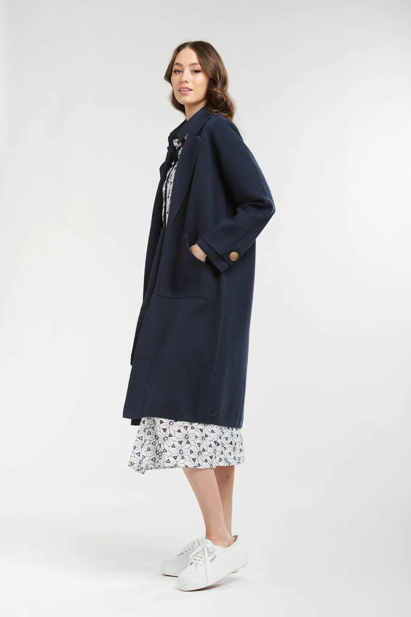 Boston Coat by 365 Days - Navy