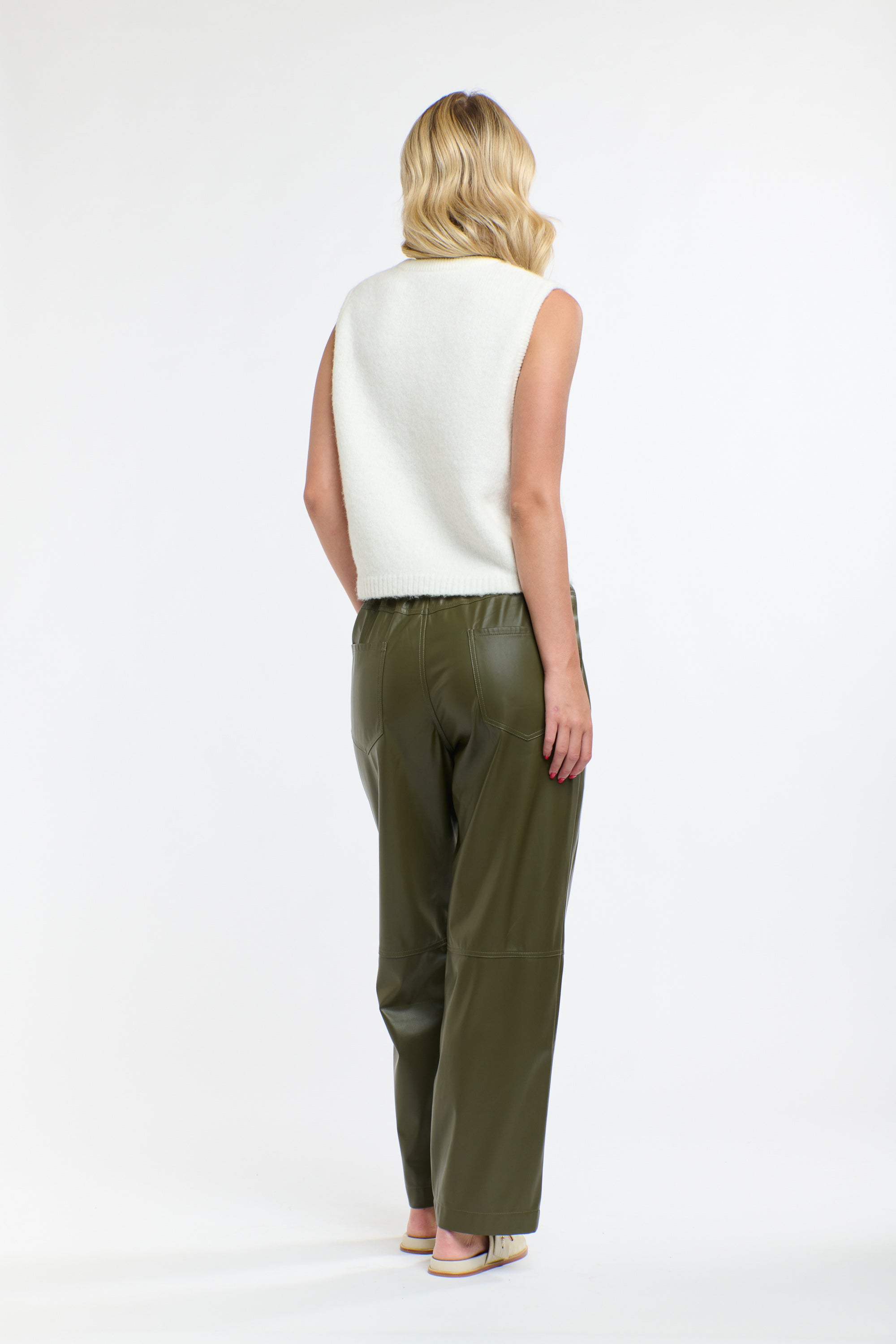 PU Jogger by 365 Days - Khaki