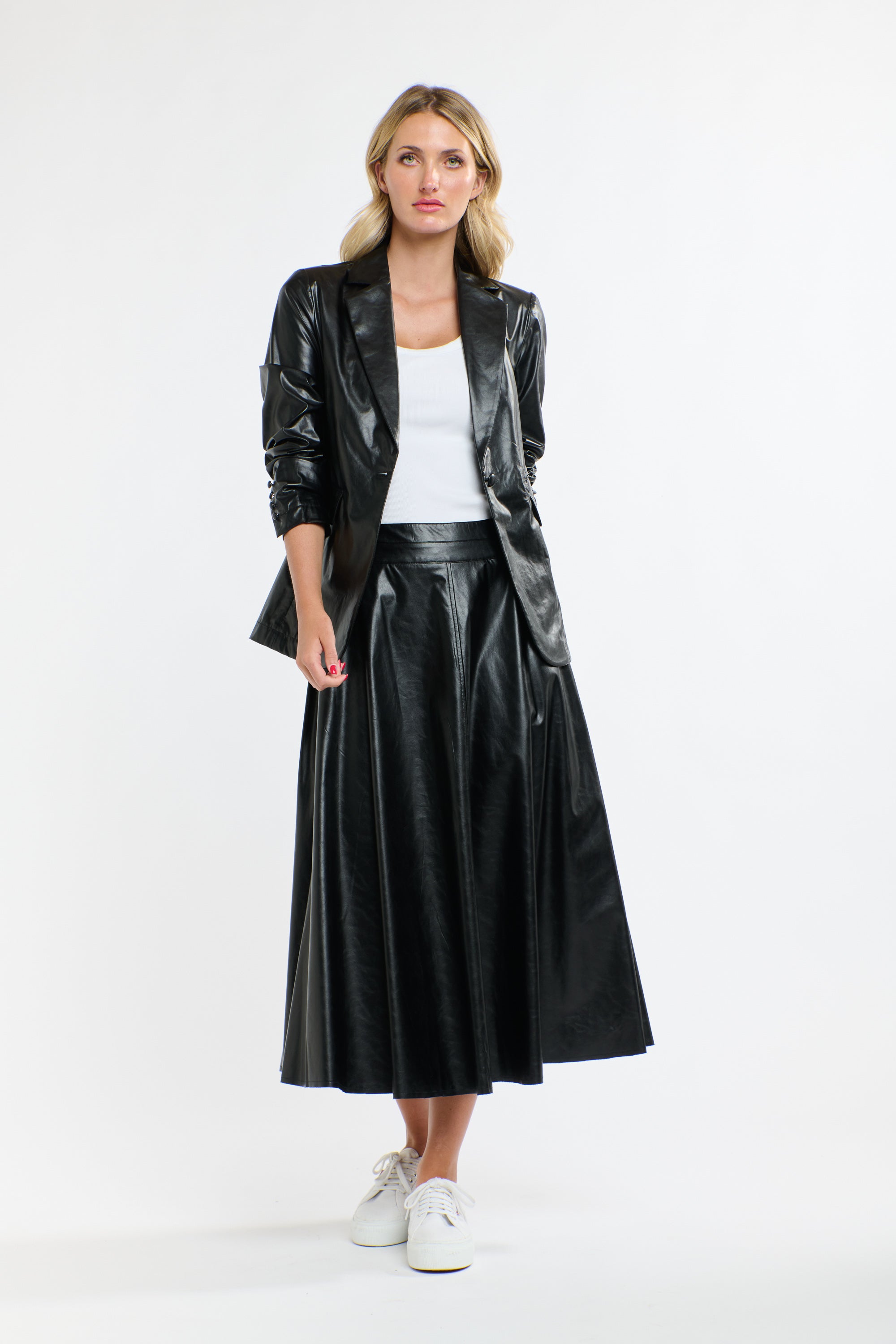 PU Blazer by 365 Days - Black