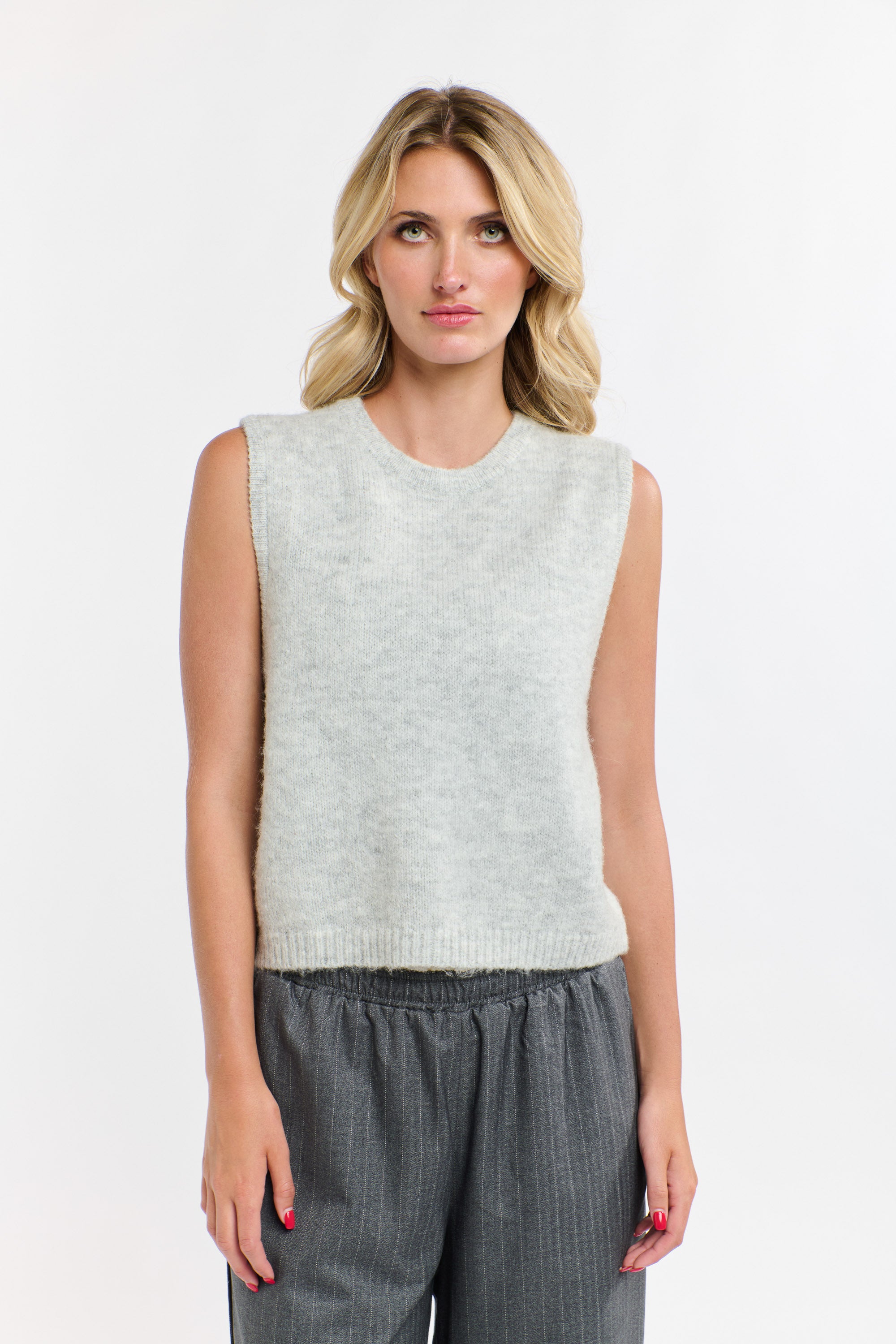 Pippa Wool Vest by 365 Days - Silver