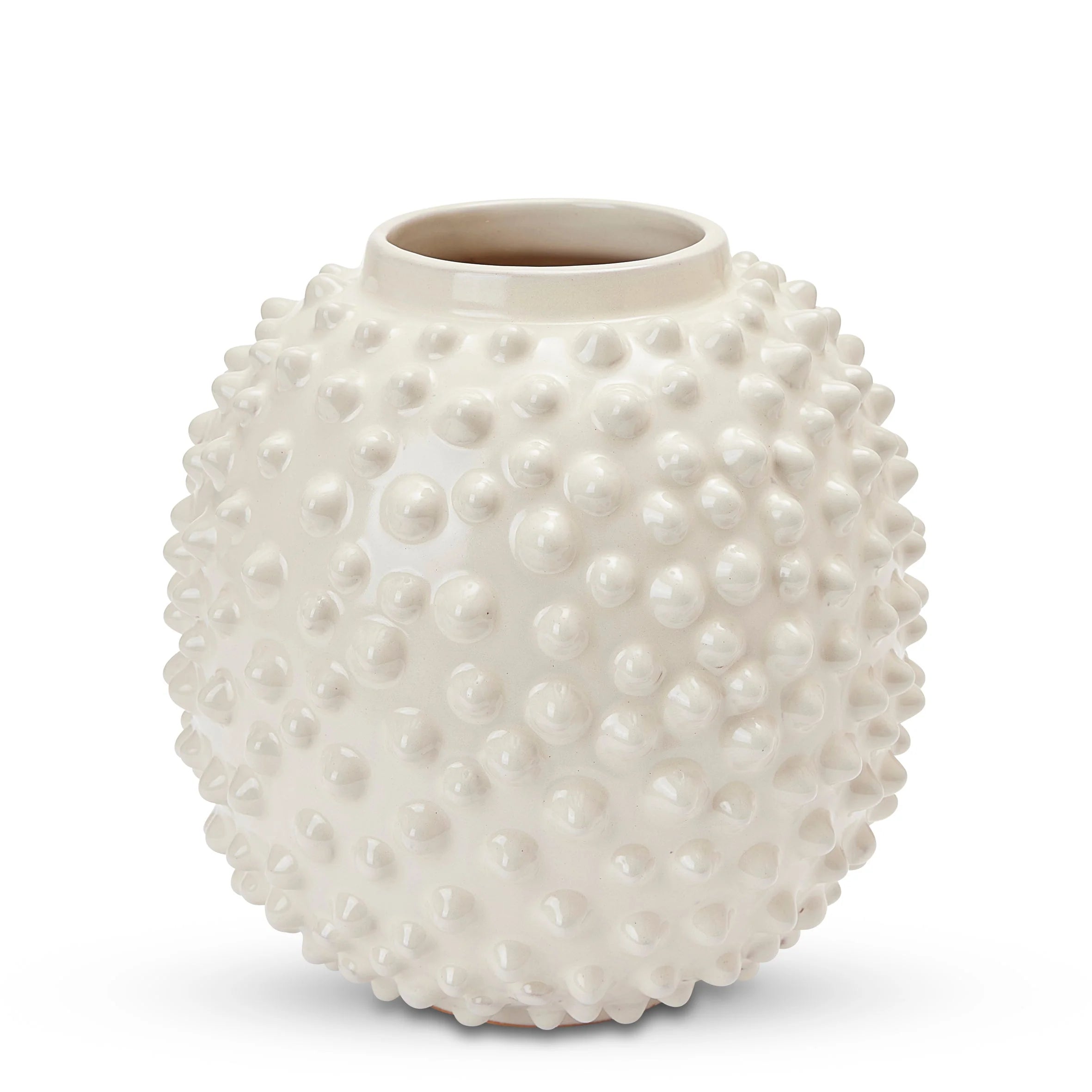 Pearl Off White Vase by Madras Link - Medium