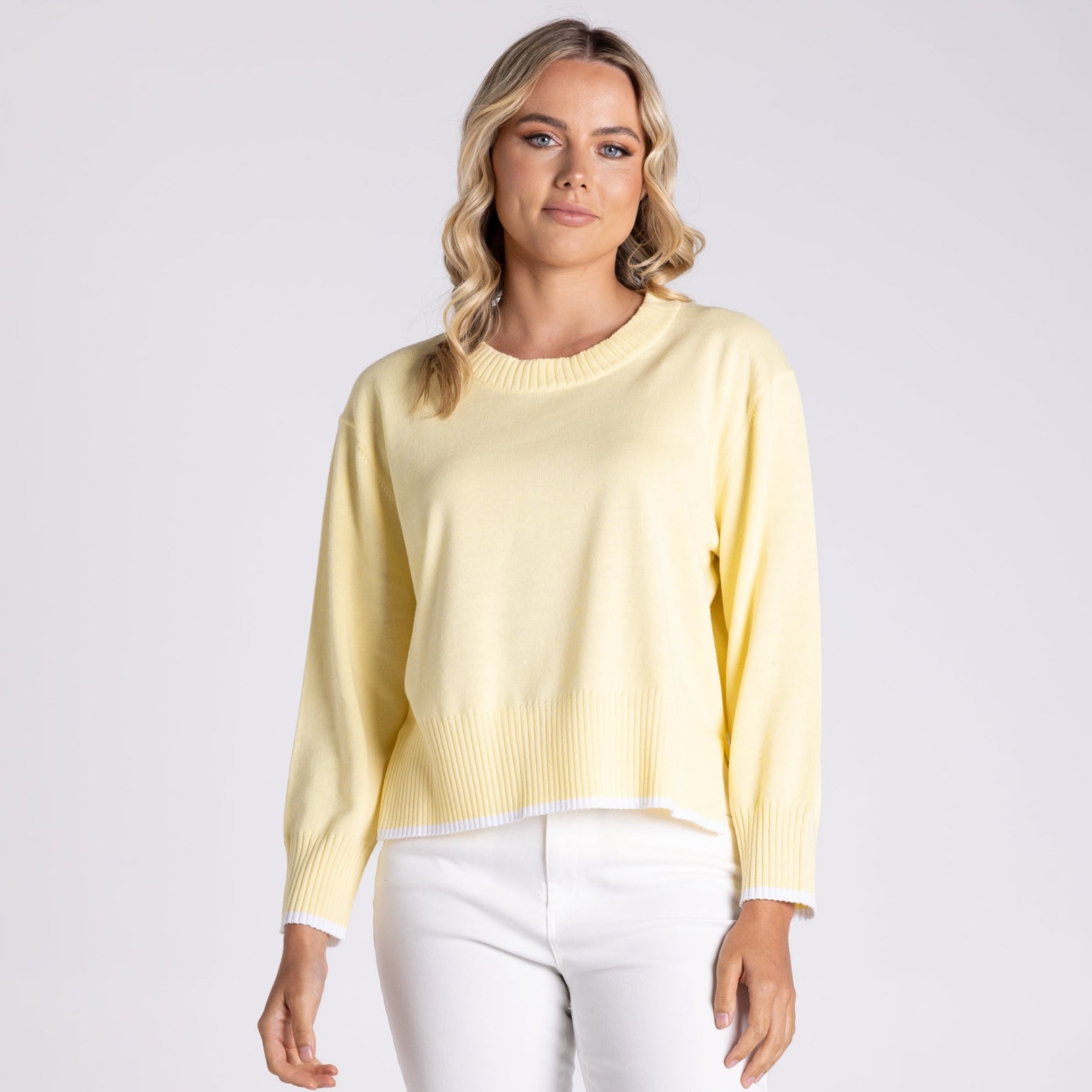 Boxy Knit by Two-T's - Butter