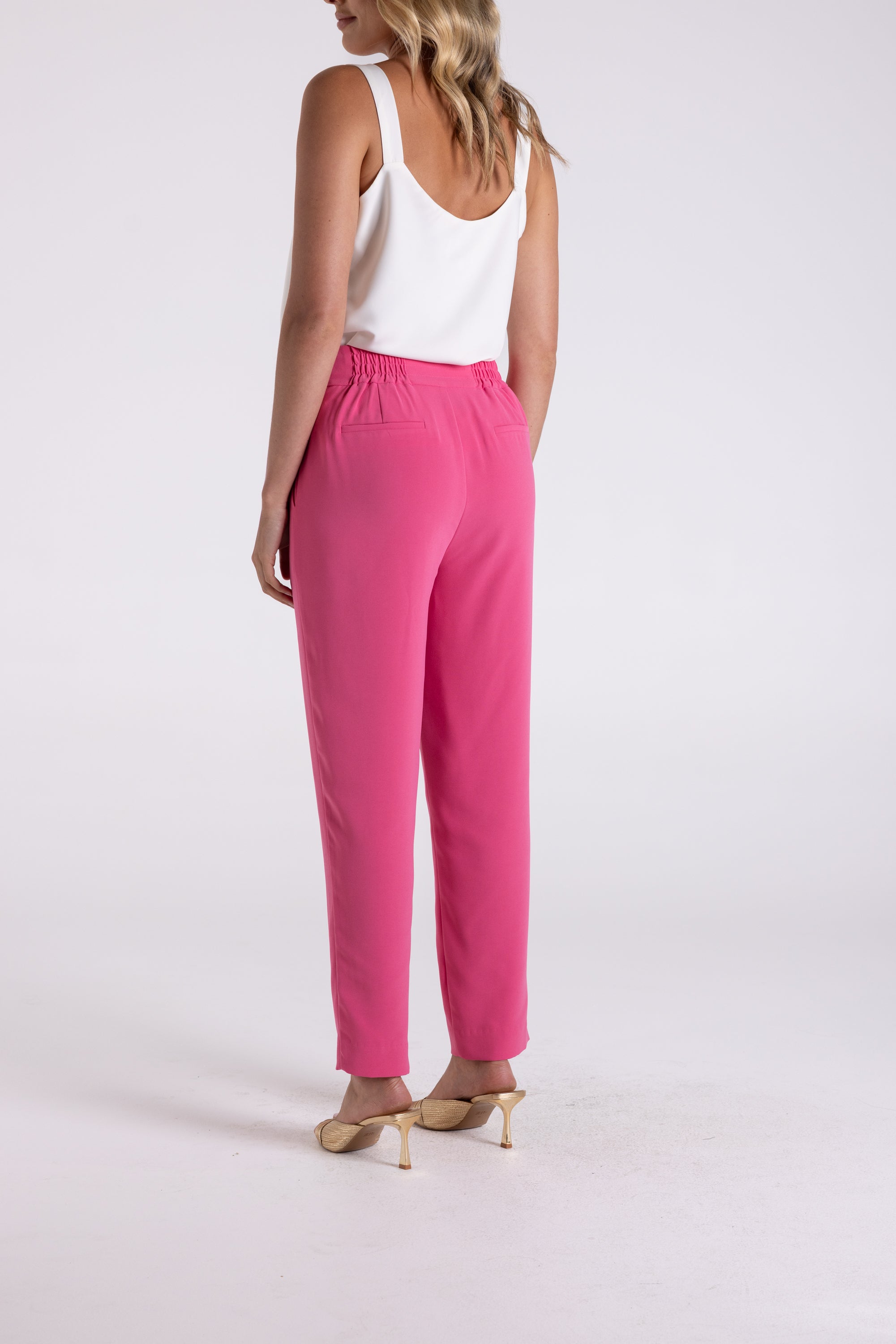 7/8 Suit Pants by Two-T's - Flamingo