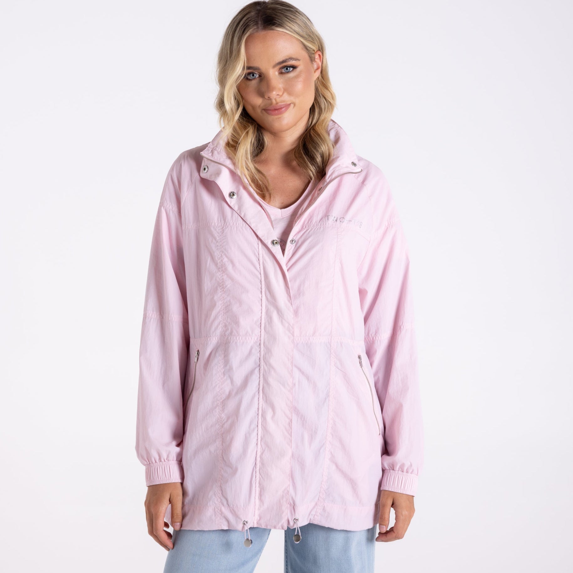 Spray Jacket by Two-T's - Pink