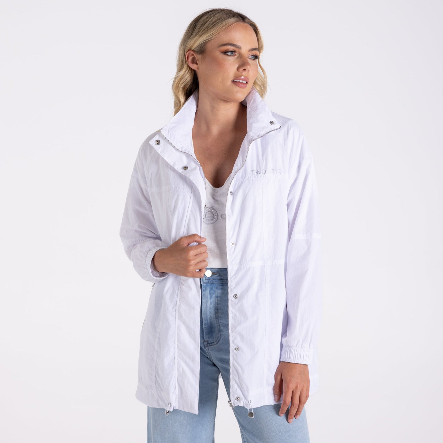 Spray Jacket by Two-T's - White
