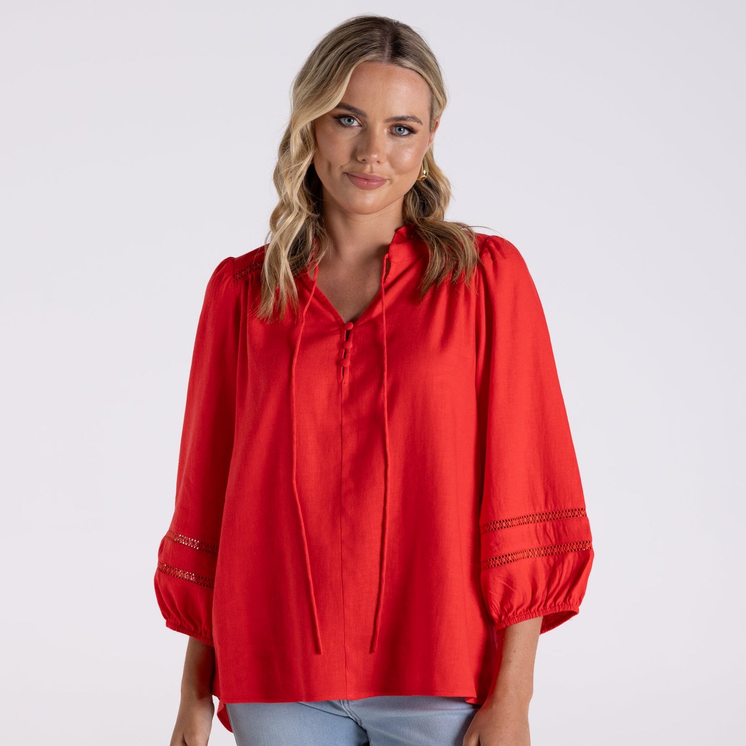 Linen viscose top by Two-T's