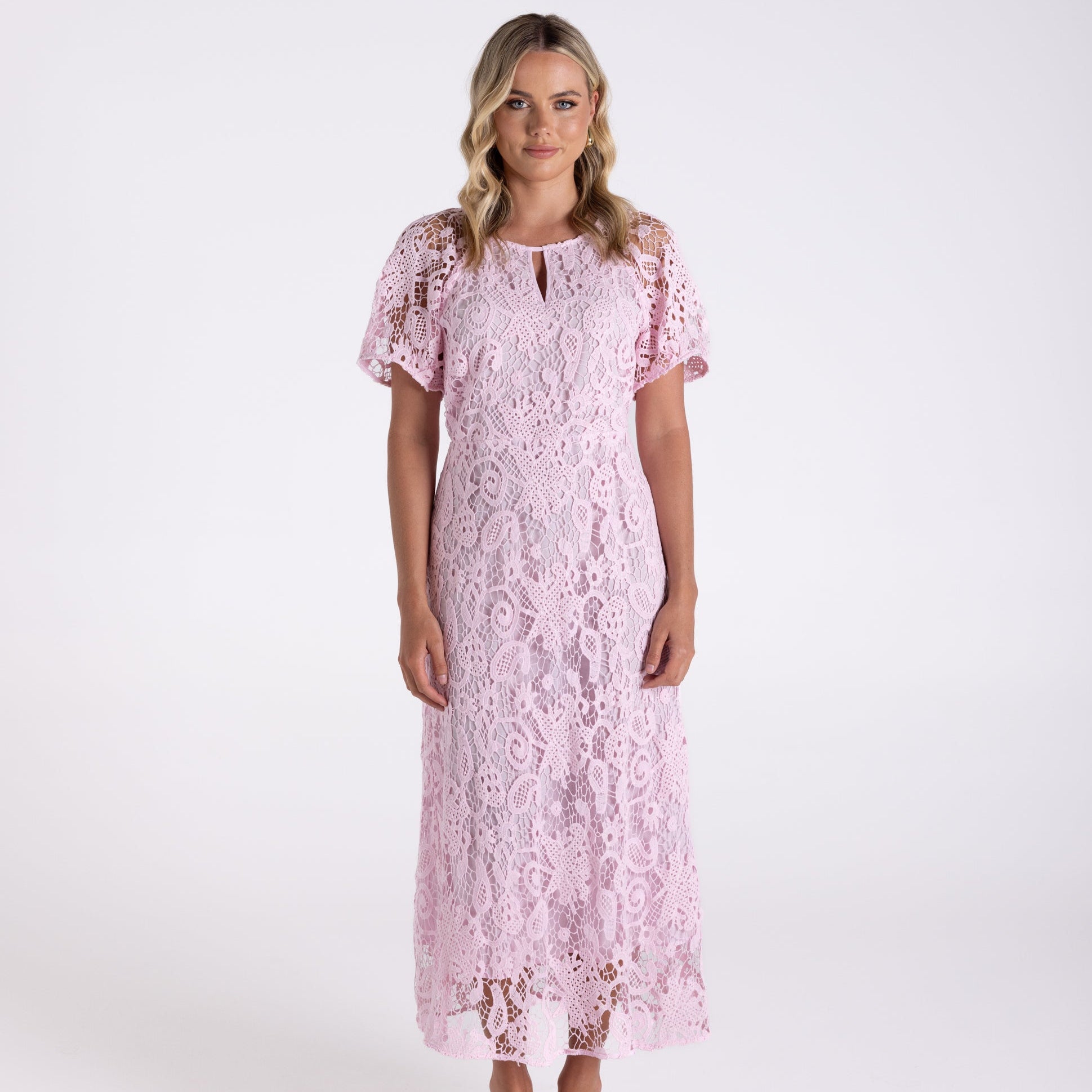 Lace midi dress by Two-T's