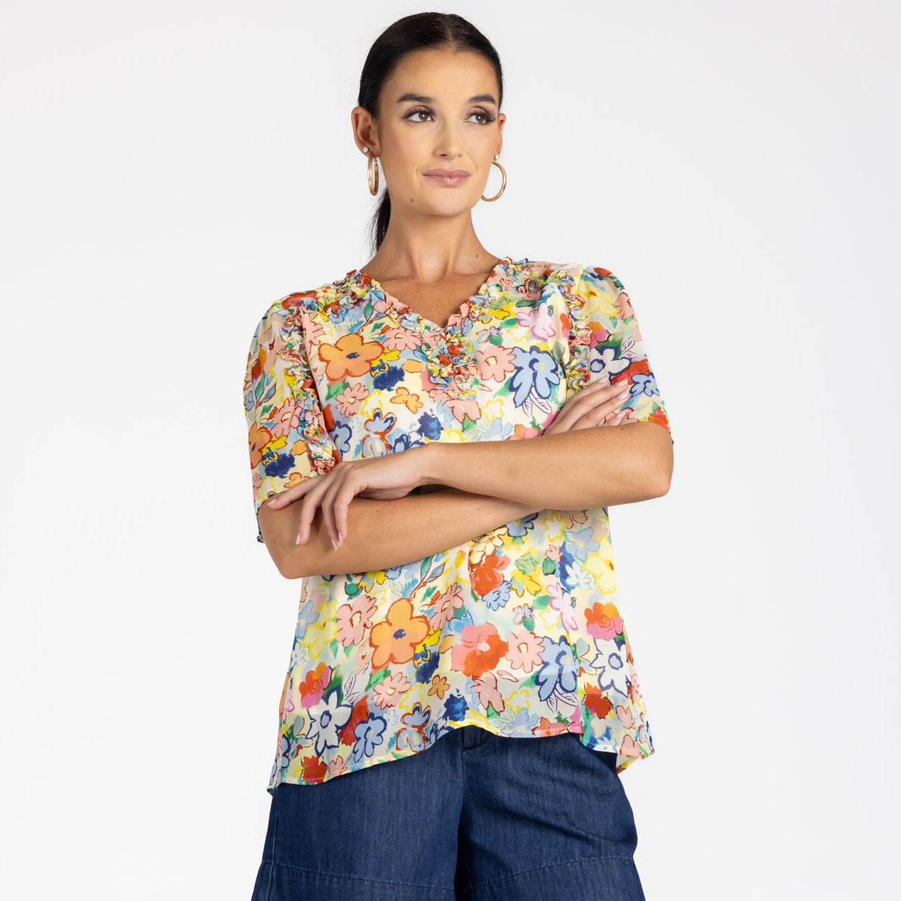 Christine print top by Two-T's