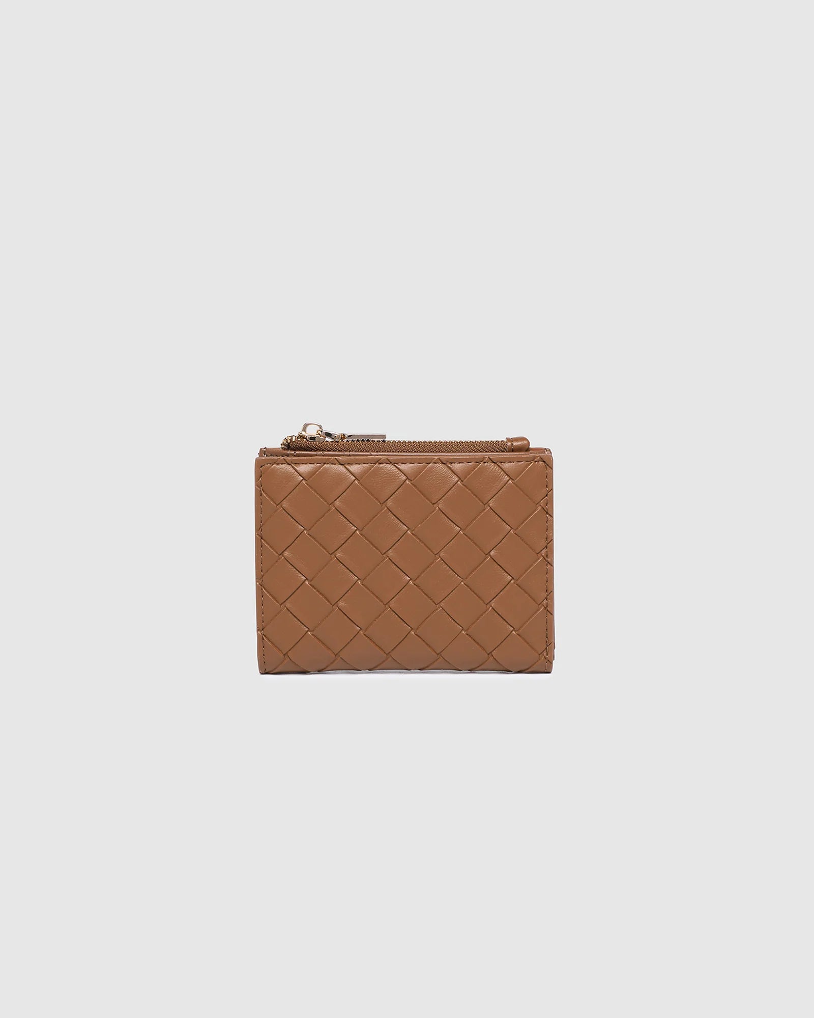 Lily Woven Wallet by Louenhide - Tan