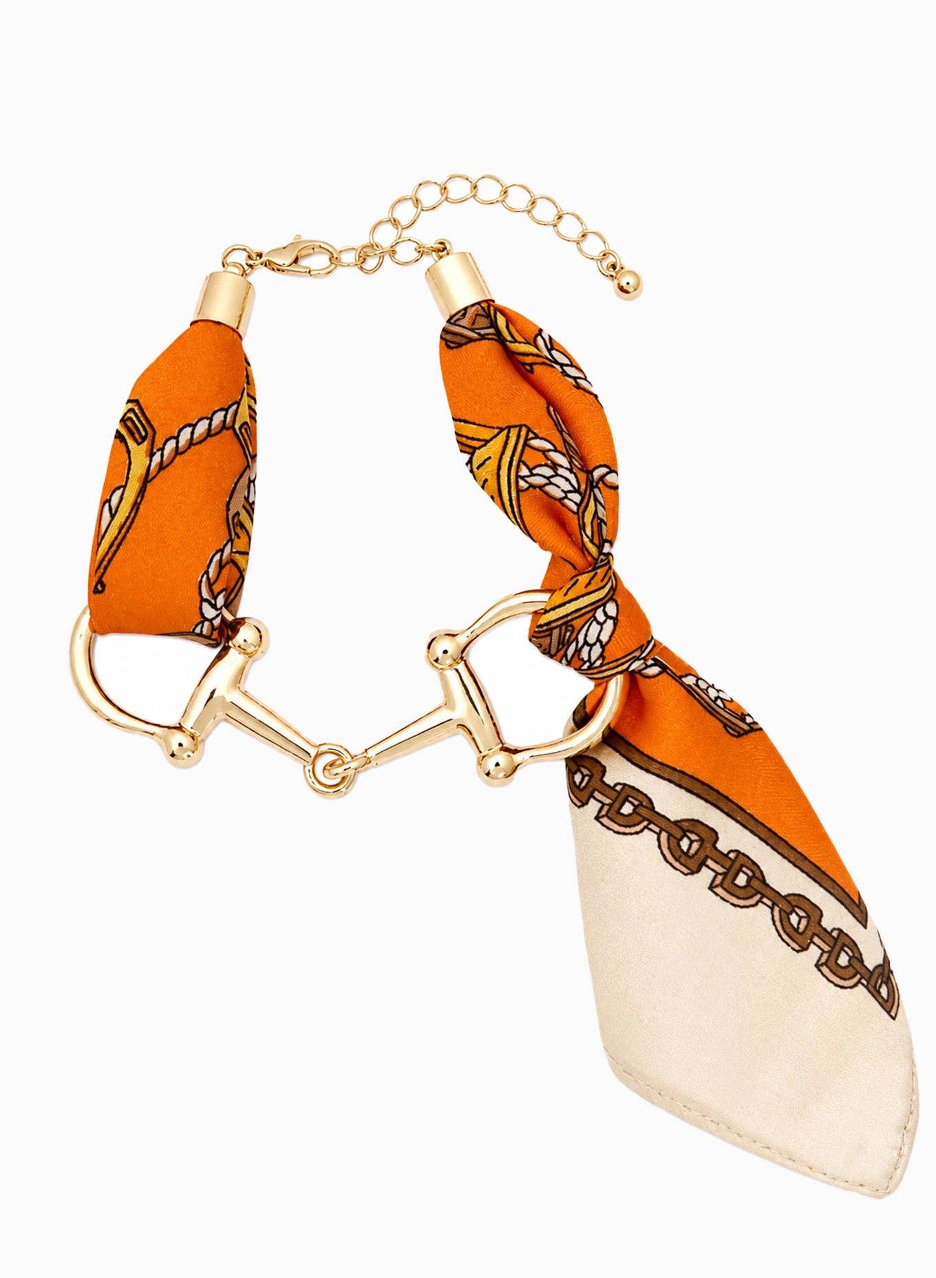 Horsebit Link Scarf Bracelet