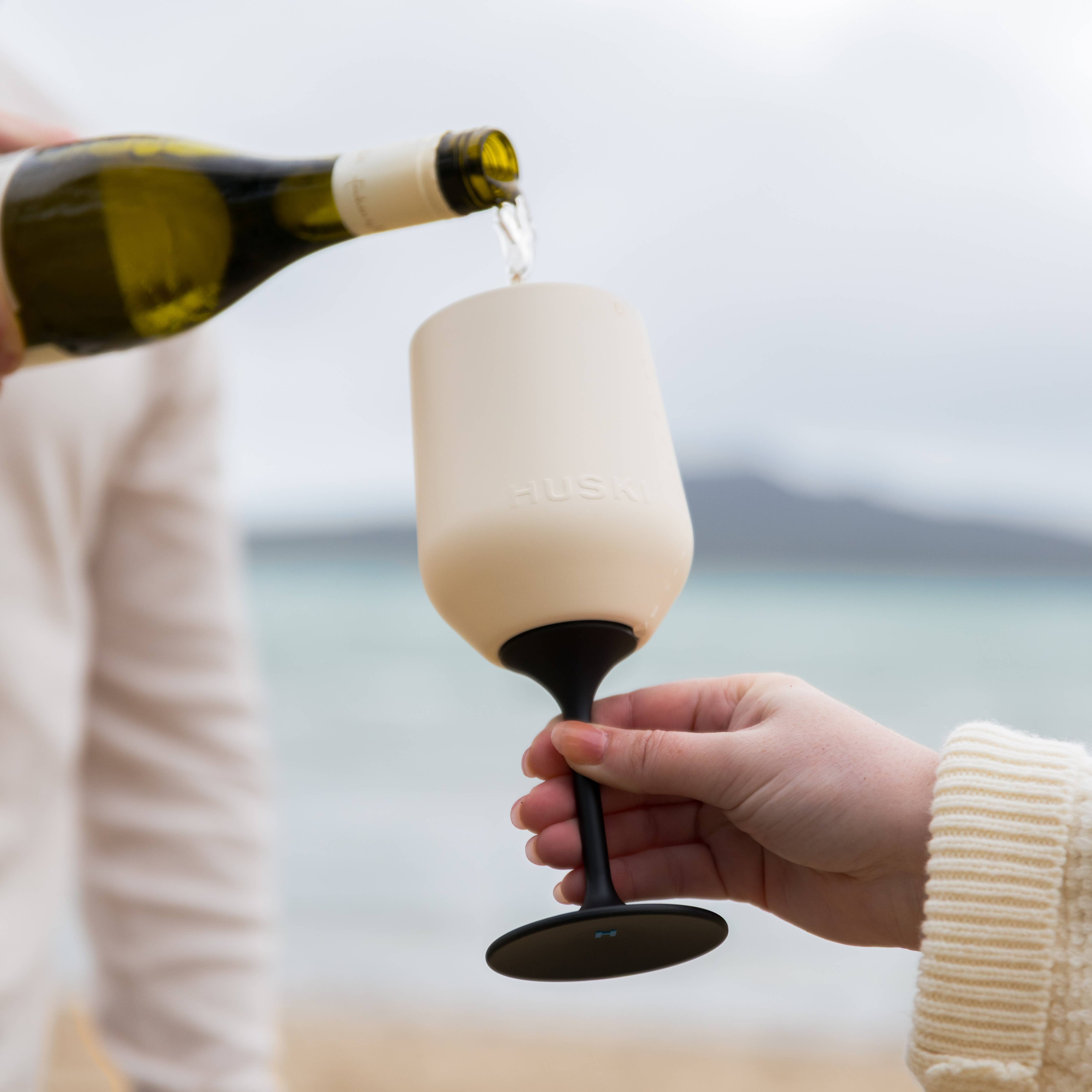 Huski Wine Tumbler 2.0 - Sand Beige (Limited Release)