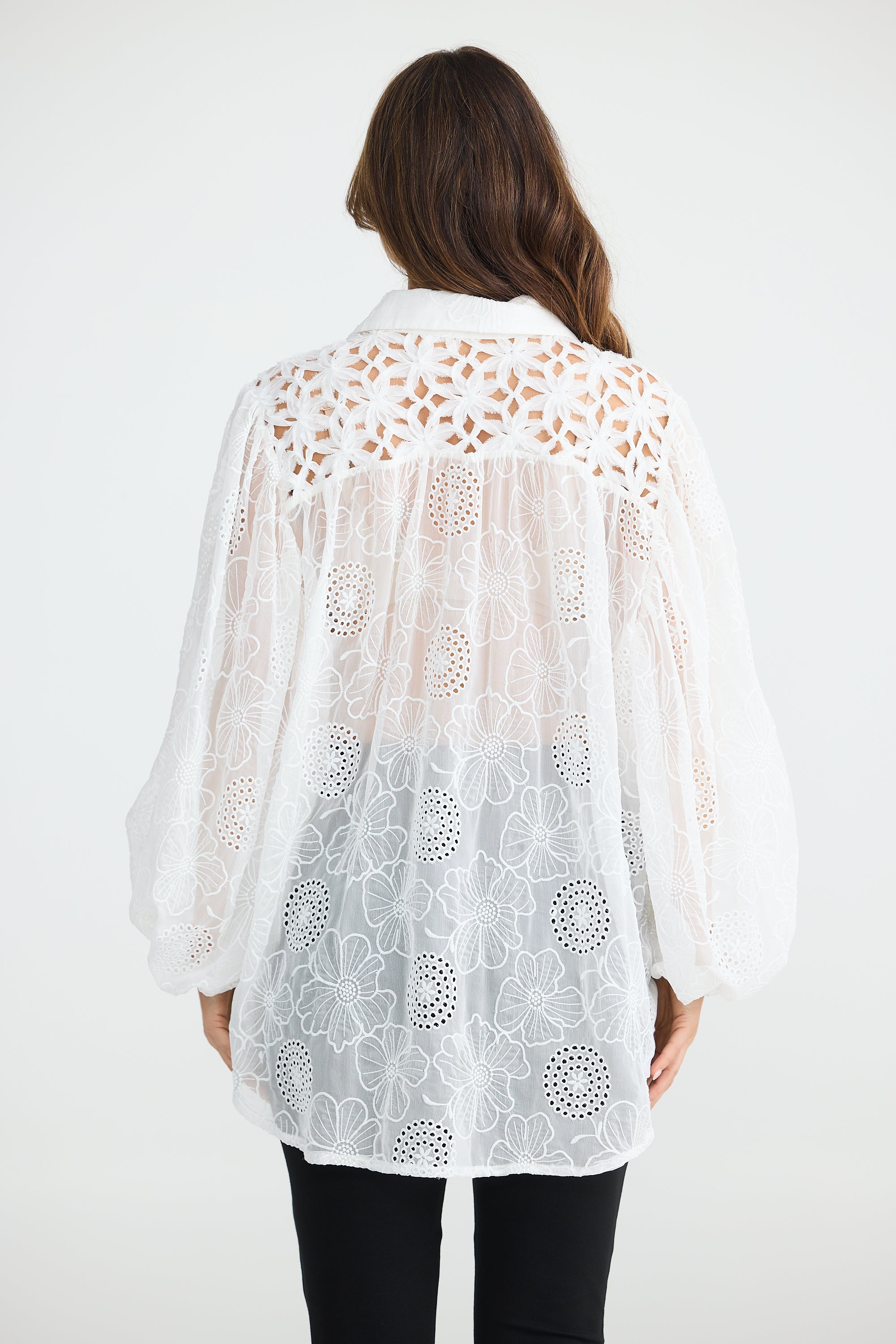 Eden Shirt by Brave & True - White Floral