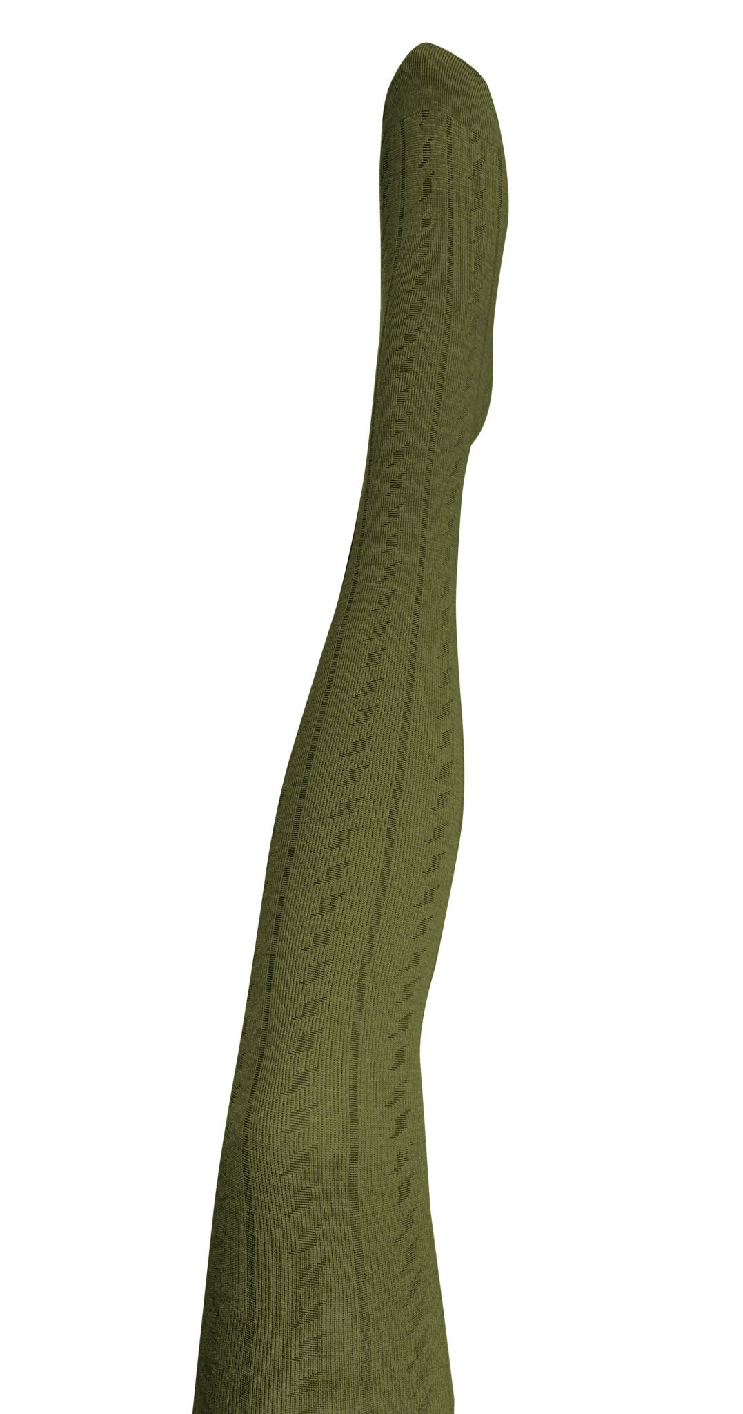 Merino Wool Tights by Tightology - Form Green