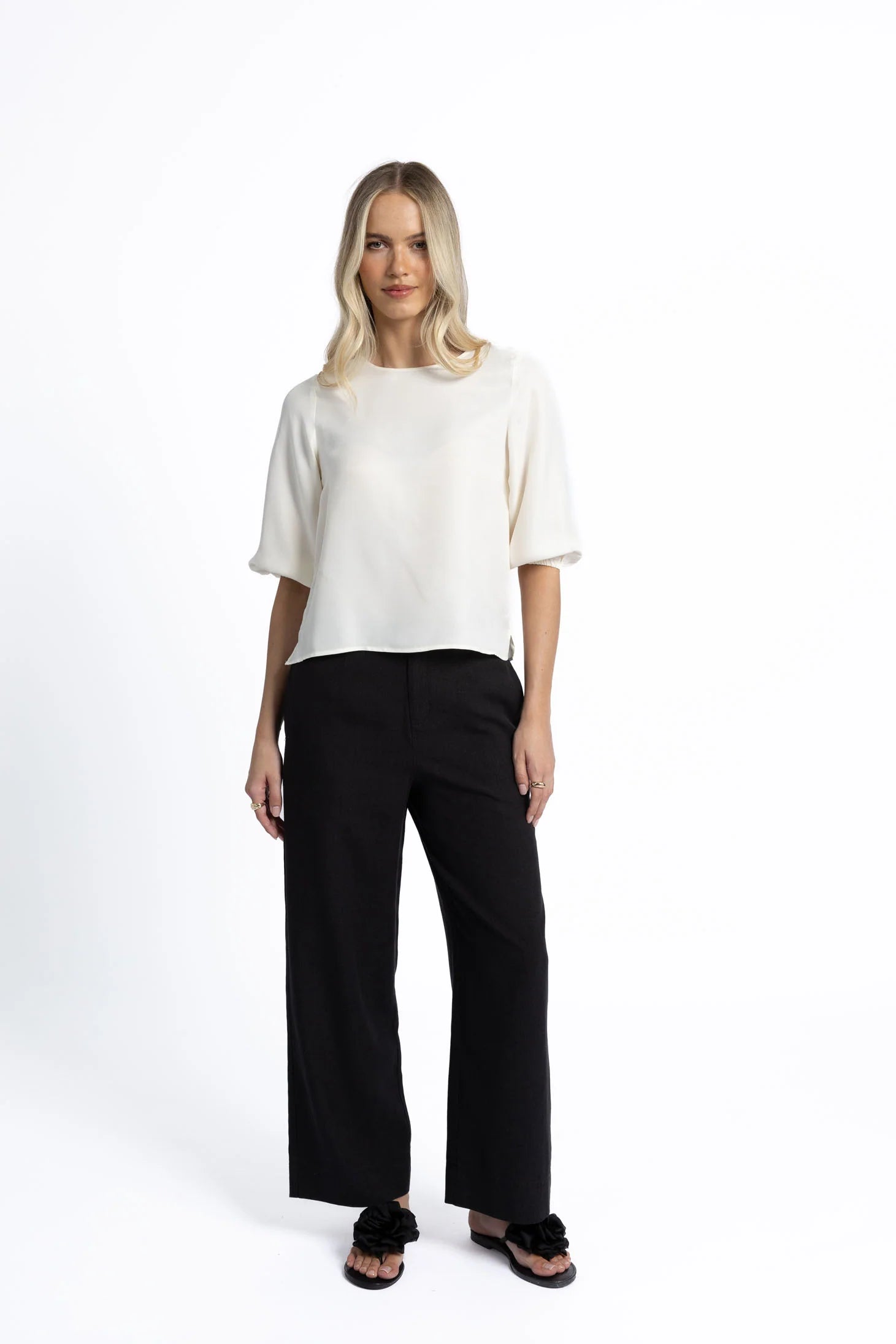 Fleetwood Linen Pants by Humidity Lifestyle - Black