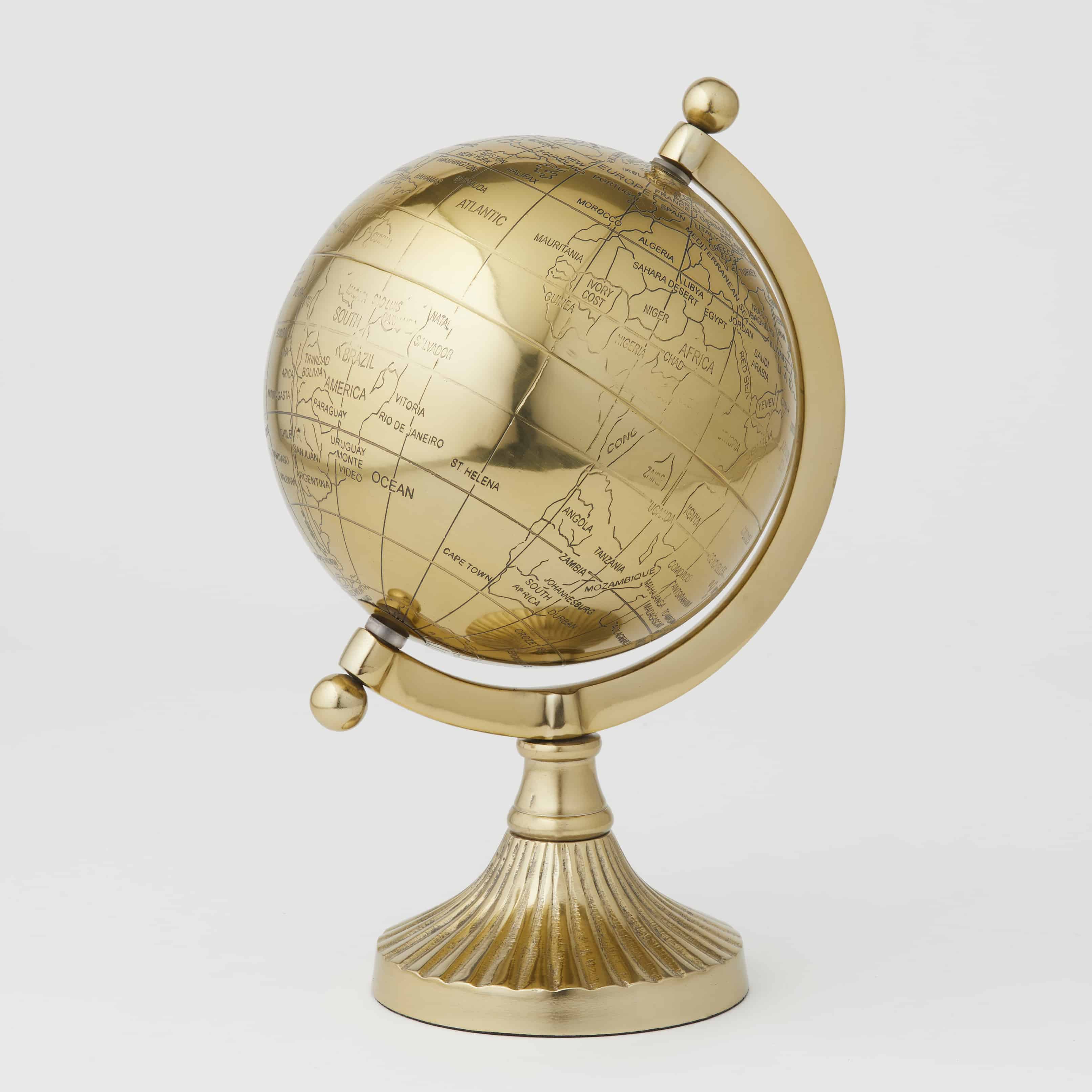 Around The World Sculpture - Brass