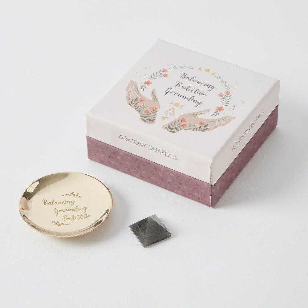 Energy Crystal Gift Set - Smoky Quartz