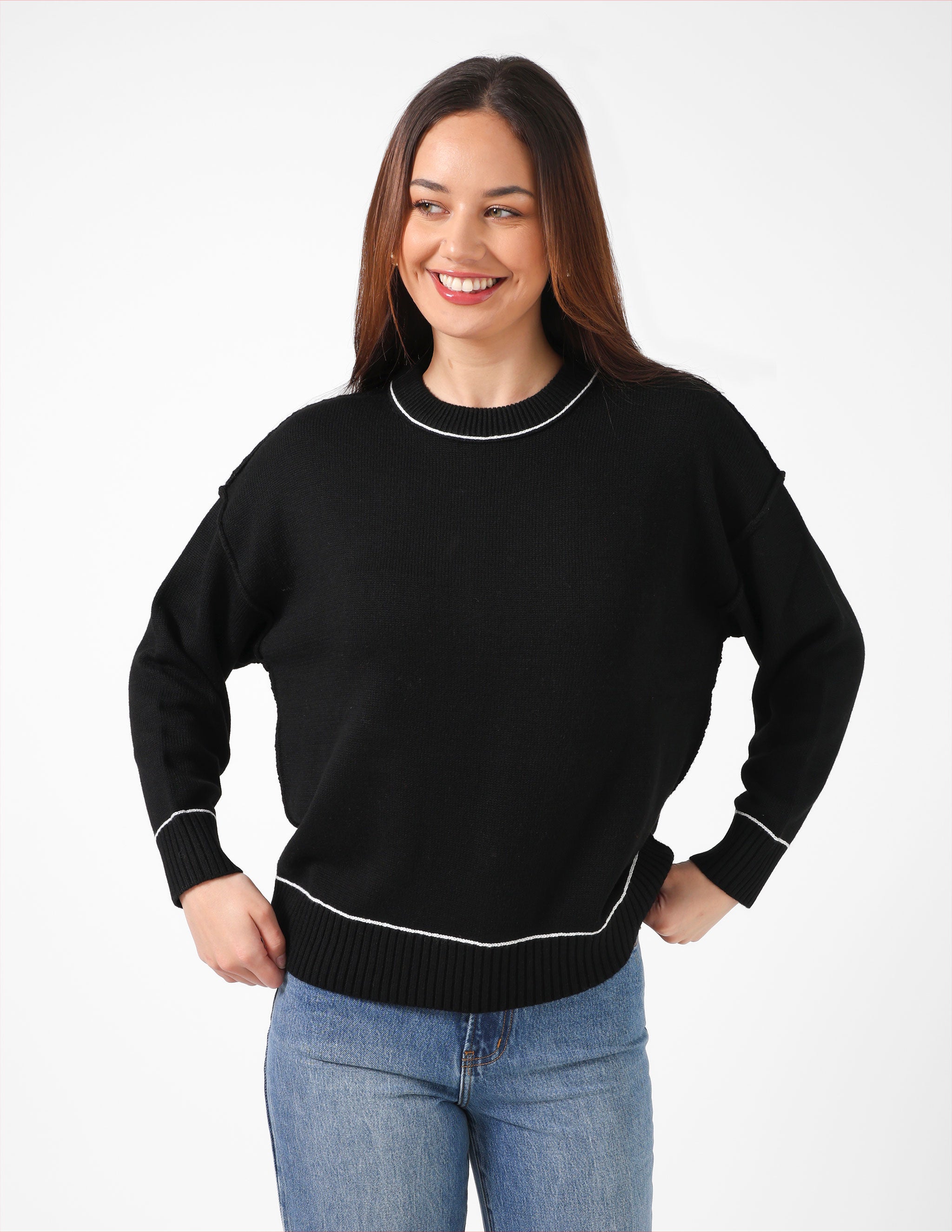 Denver Jumper by Stella + Gemma - Black