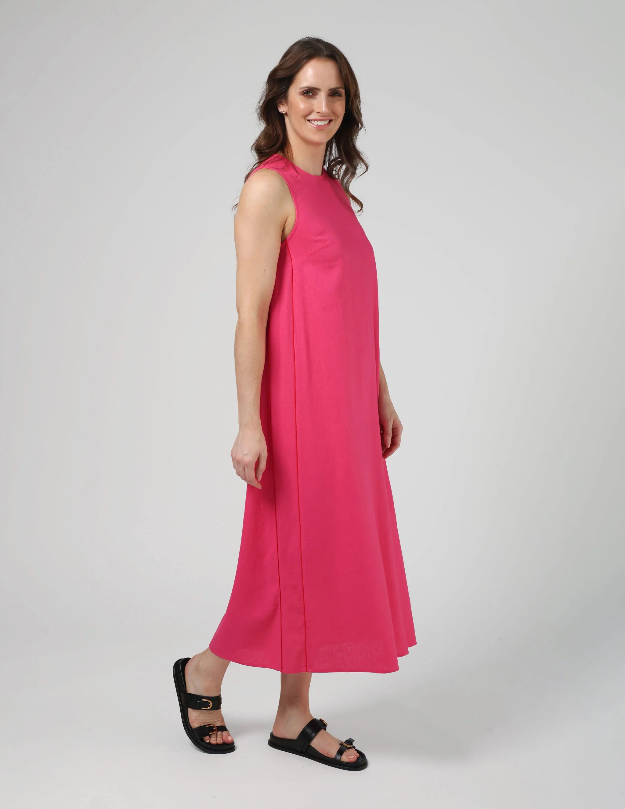 Zora Dress by Stella & Gemma - Fuchsia