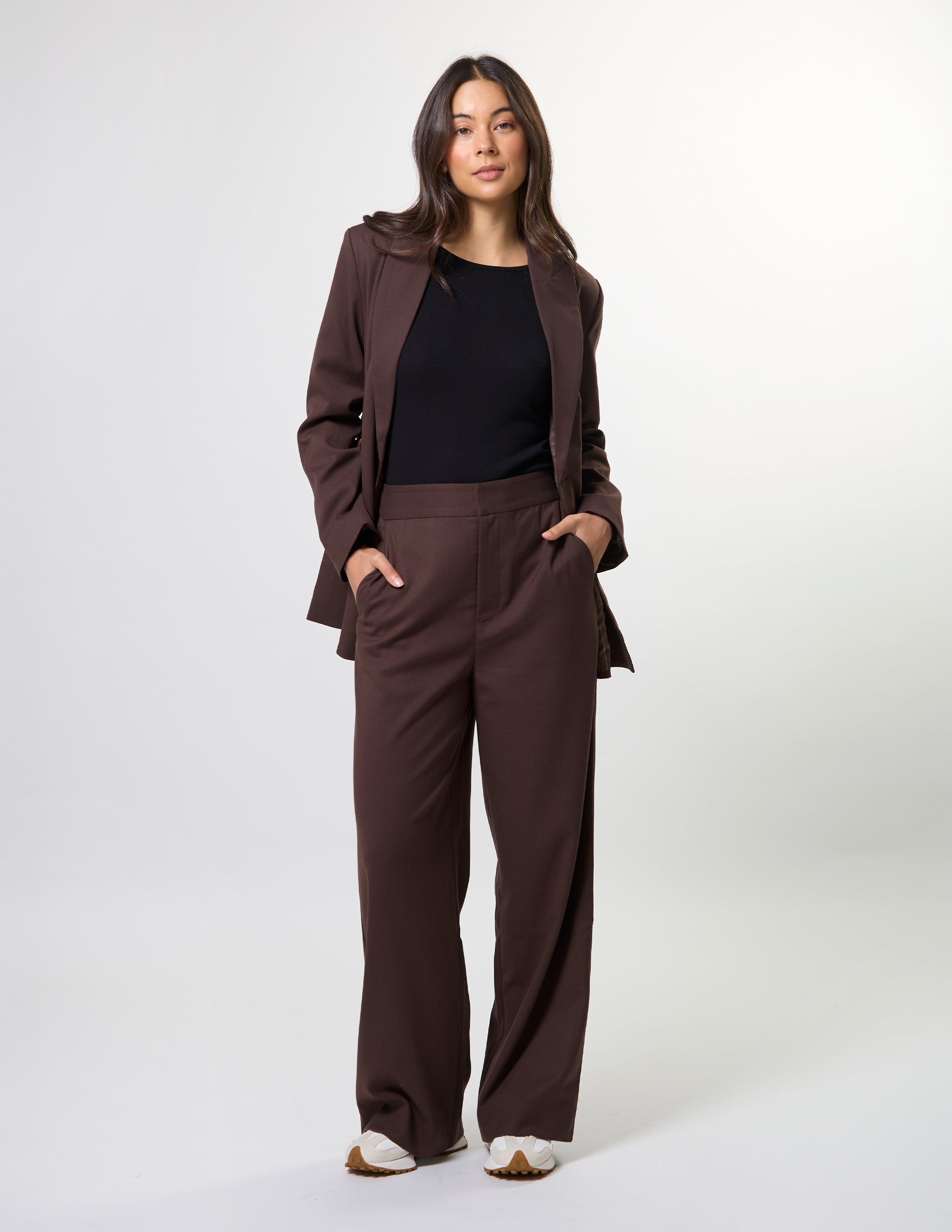 Montecarlo Blazer by Stella + Gemma - Brunette