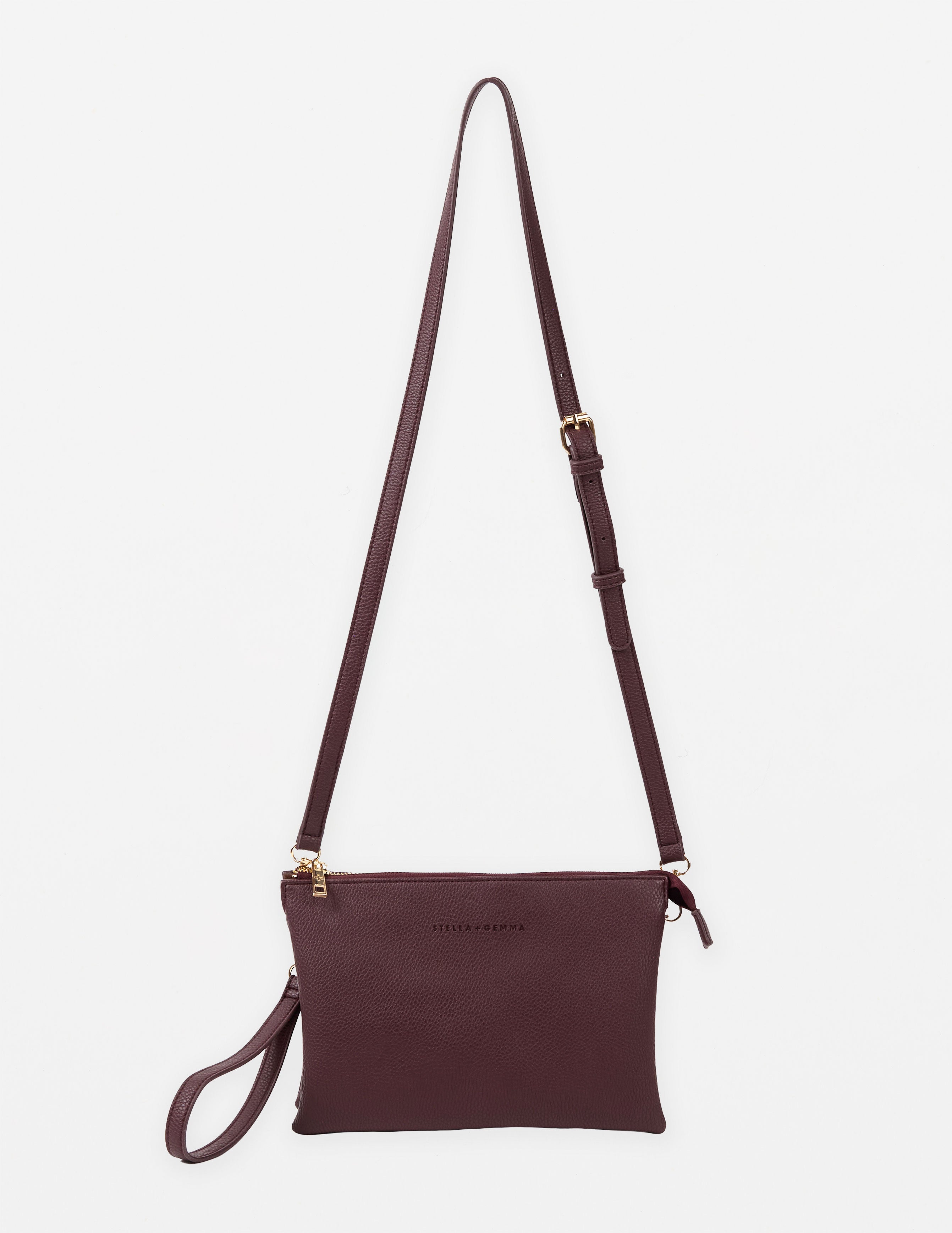Frankie Multi Pouch Bag by Stella + Gemma - Cherry