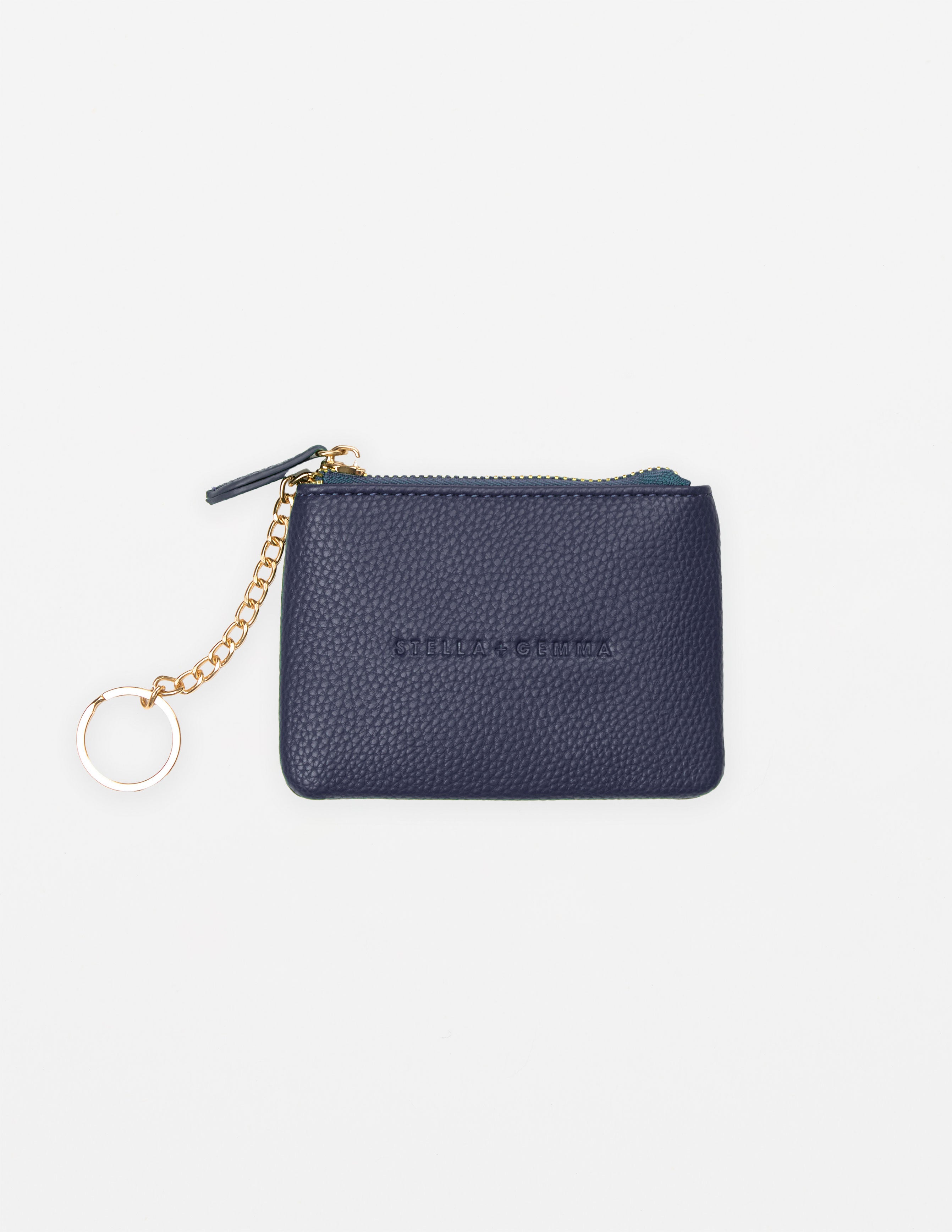 Logo Coin Purse by Stella + Gemma - Navy