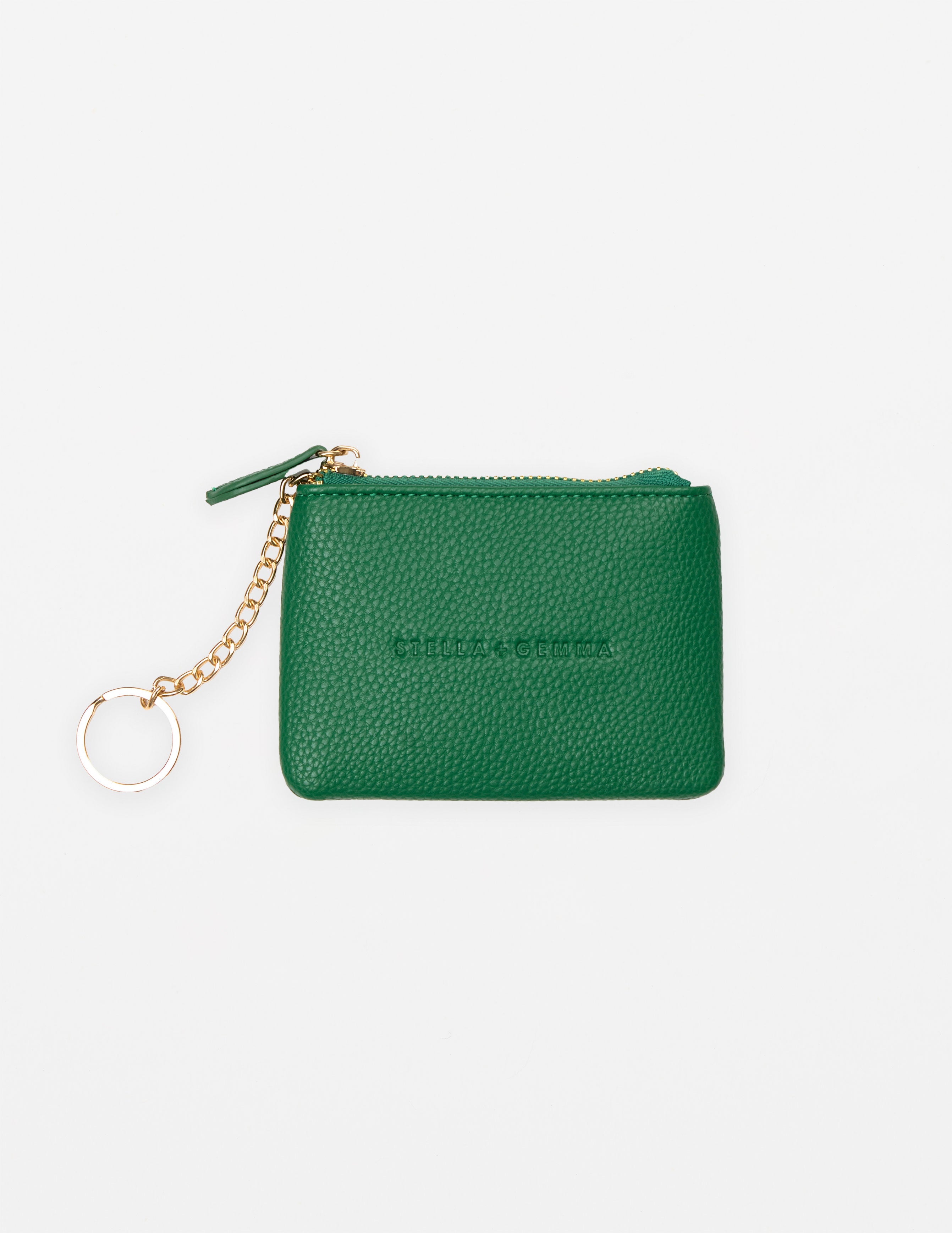 Logo Coin Purse by Stella + Gemma - Emerald
