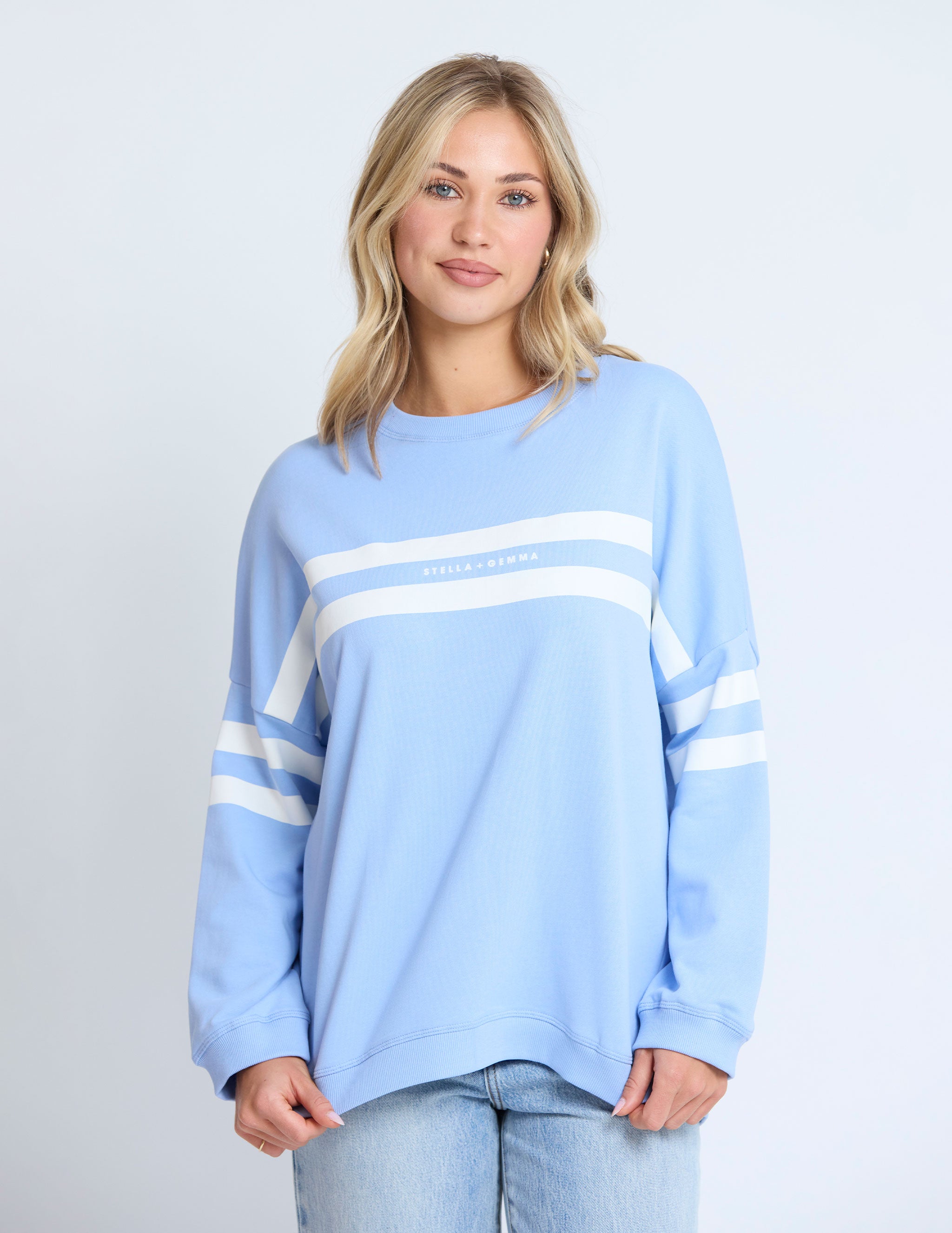 Newport Sweat by Stella + Gemma - Cornflower