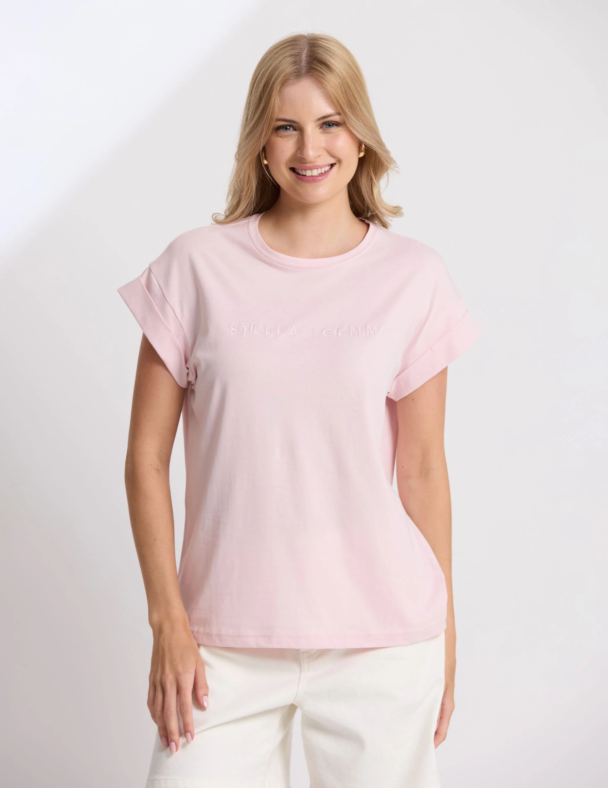 Cuff Tee by Stella & Gemma - Pink Tulle