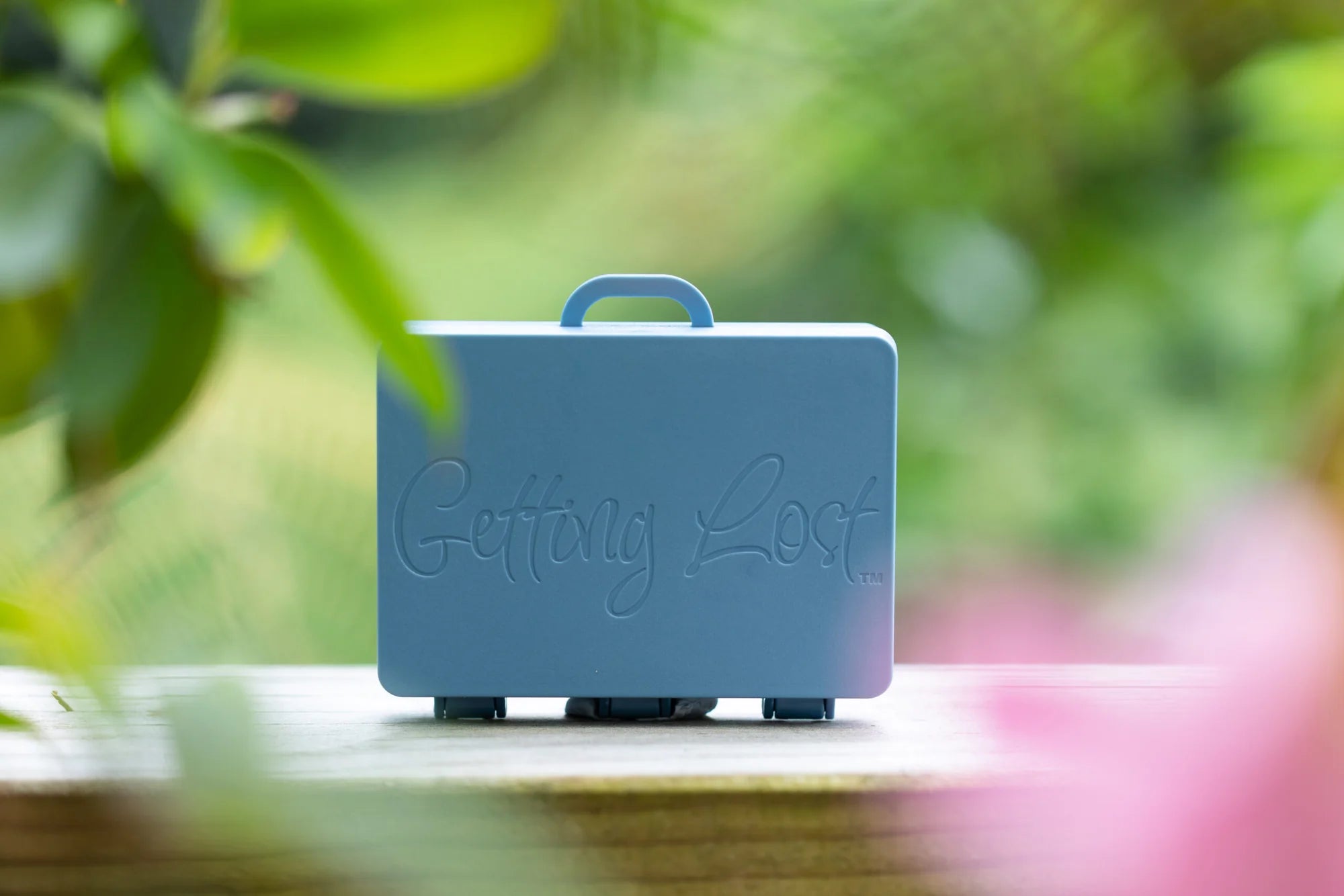 The Twilight Blue Sky Suitcase by Getting Lost