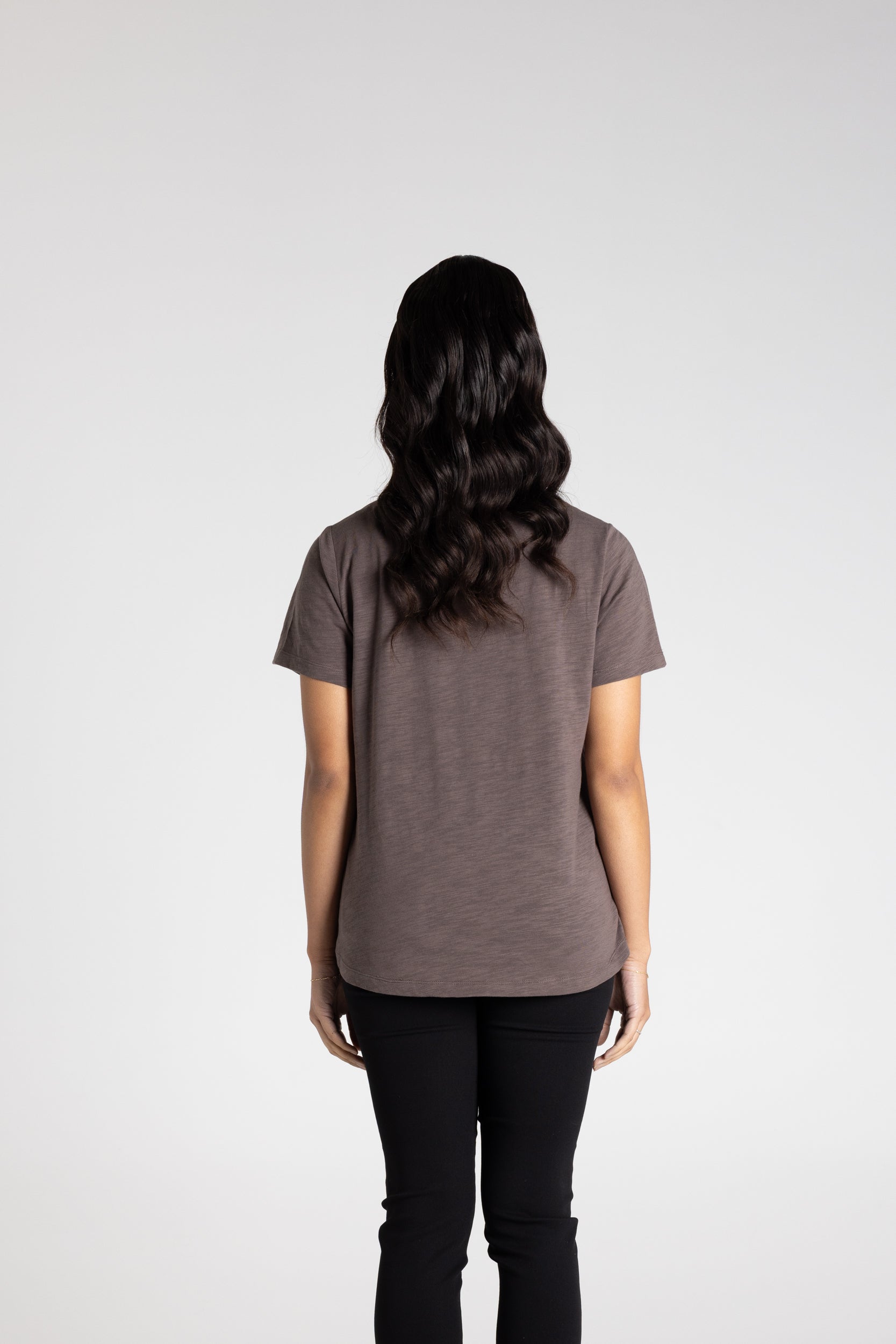 V-Neck T-Shirt by Two-Ts - Slate