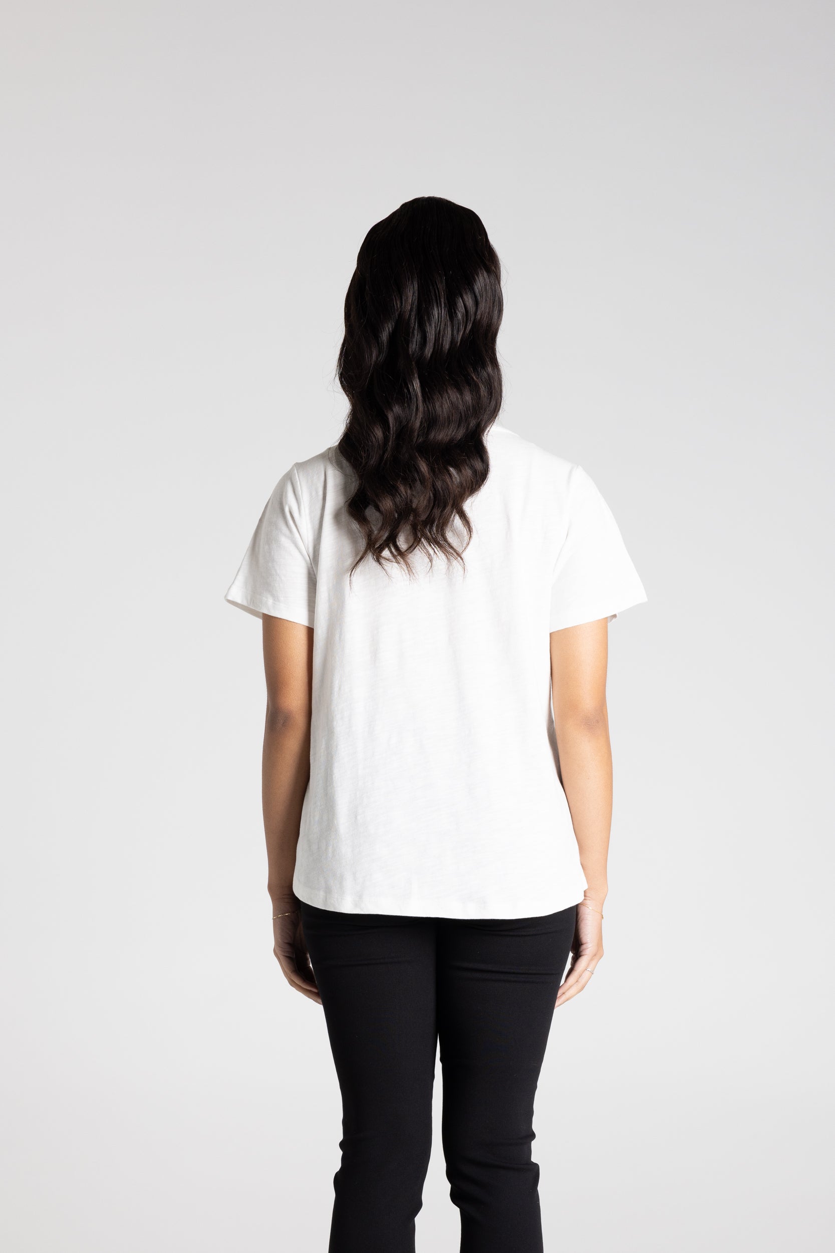 V-Neck T-Shirt by Two-Ts - White