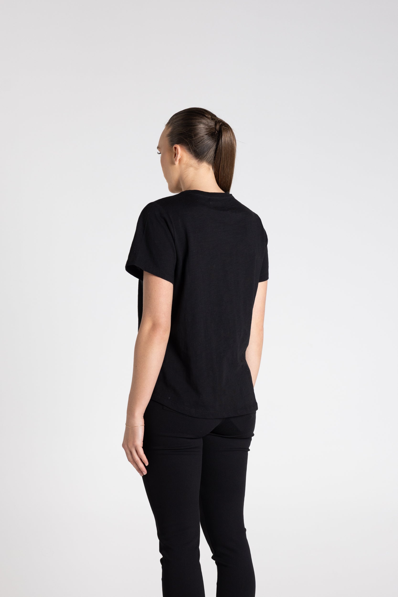 Raw Edge Sweater by Two-Ts - Black