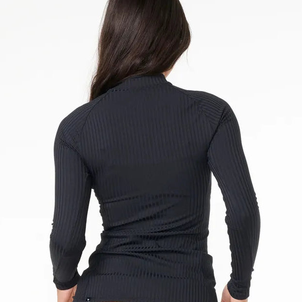 Premium Surf Zip Through Long Sleeve Rash Vest BY rIP cURL
