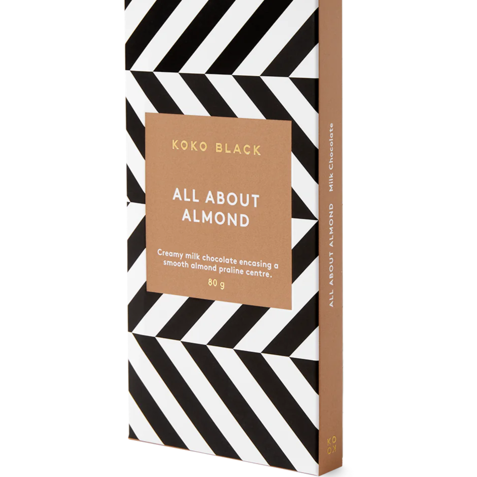 All about Almond block 80g by Koko Black