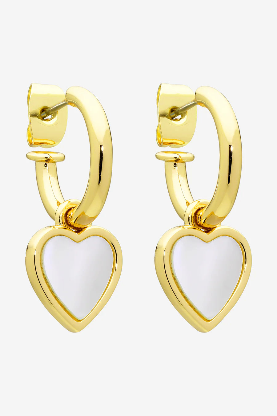 Earring - Andie - Gold Mop - By Liberte