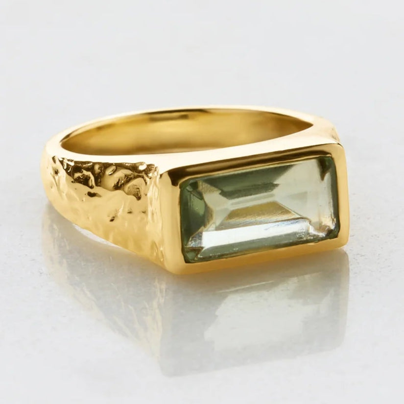 Annabelle Ring by Zafino - Green Amethyst
