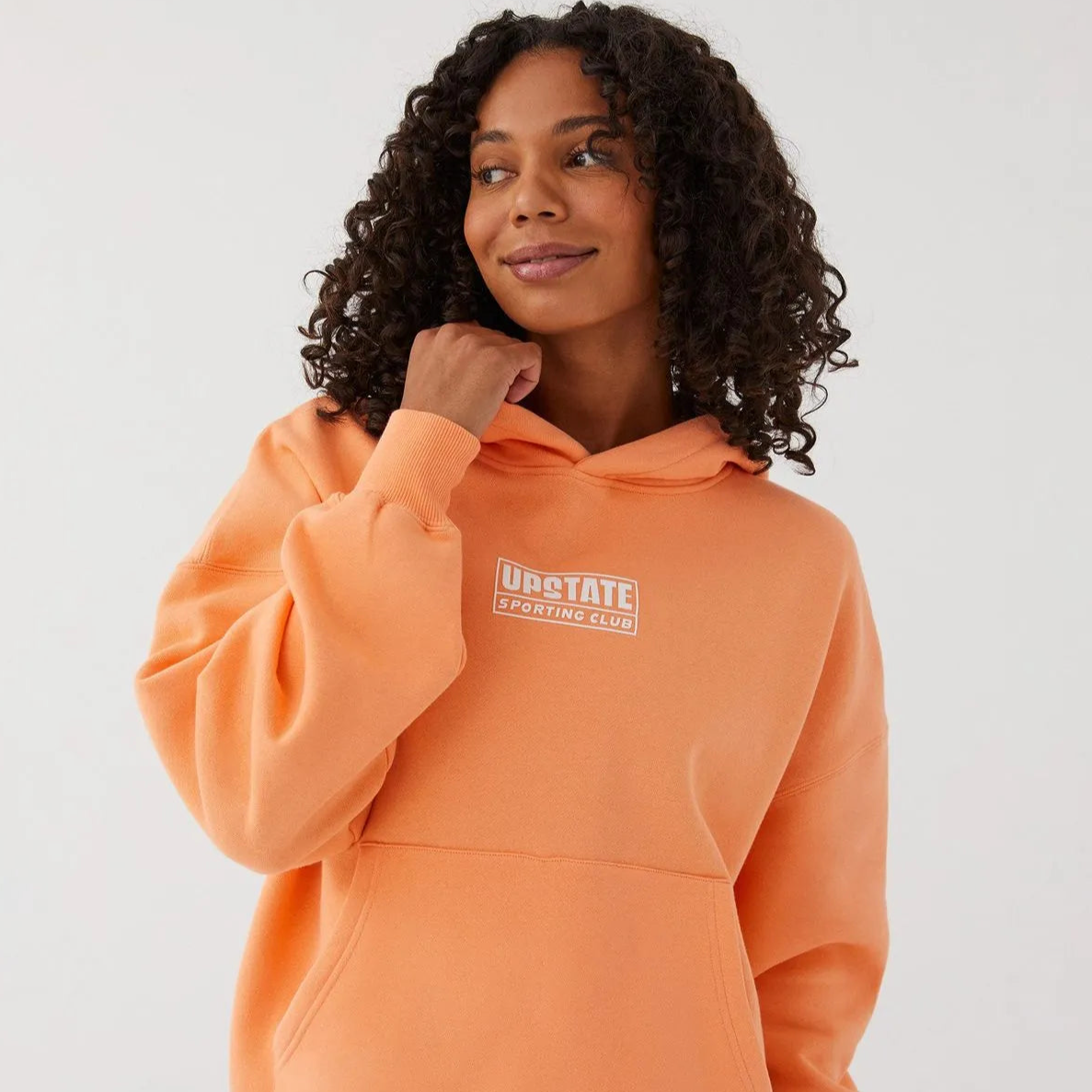 Player Hoodie By Upstate - apricot