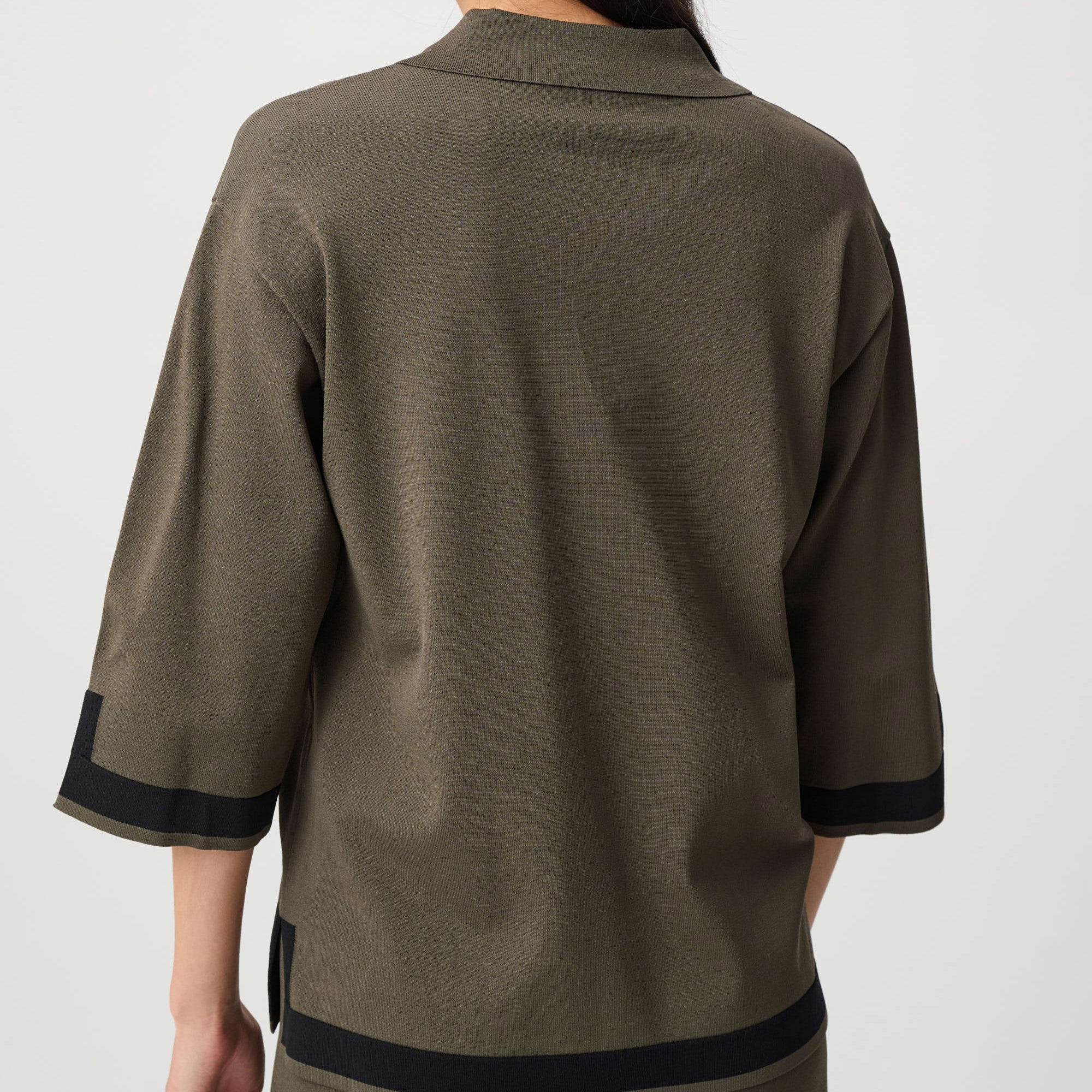 Sweater Knit Colour Block Top by Joseph Ribkoff
