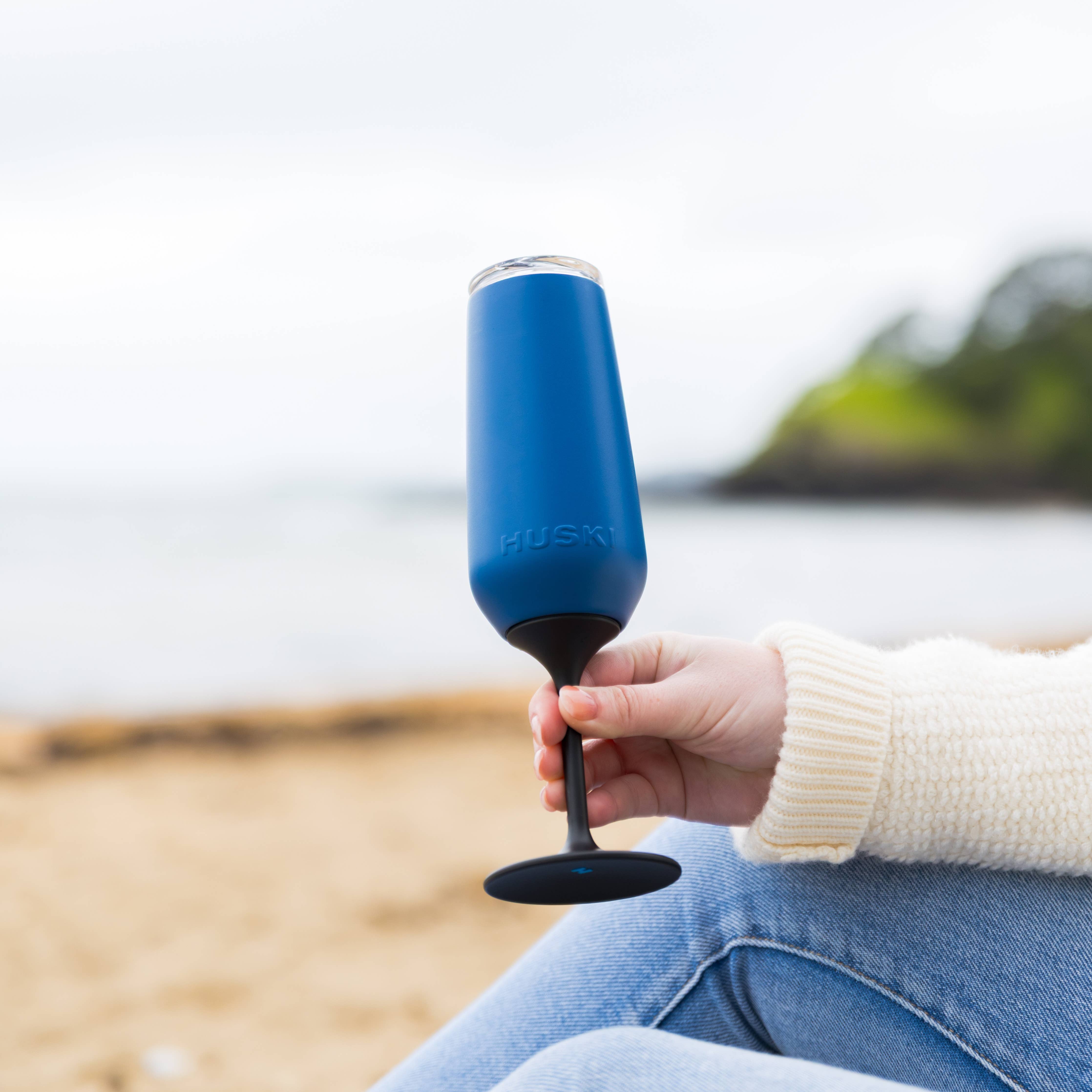 Huski Champagne Flute - Ocean Blue (Limited Release)