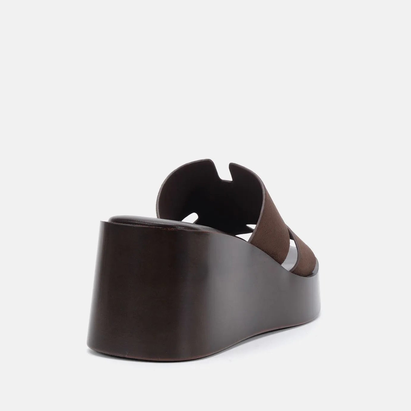 BERM espresso wedge heel by Novo