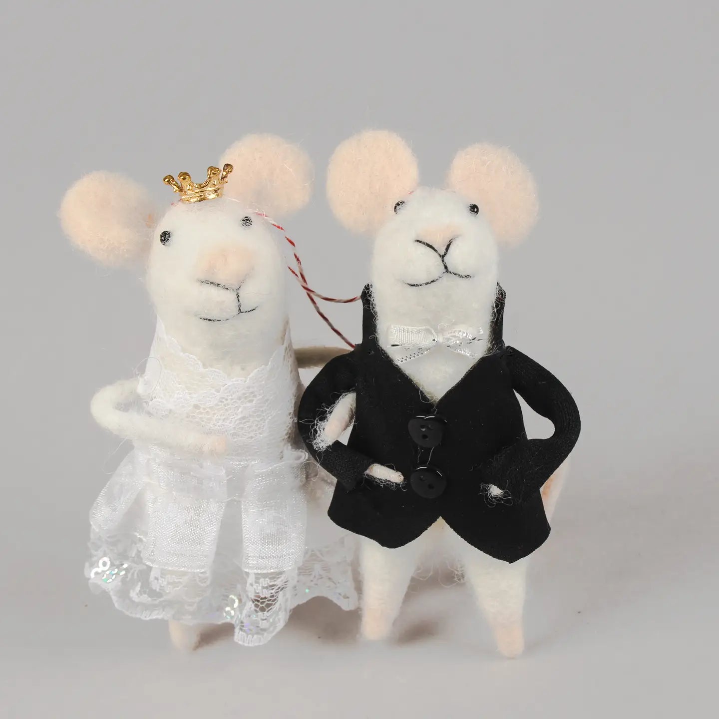 Felt Bride and Groom Mouse by Originals International
