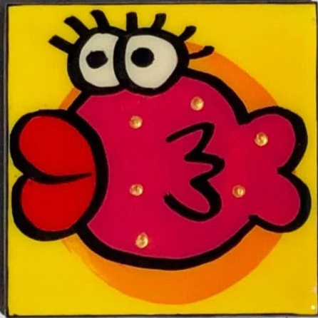 Portarlington Tile by Heatherware - Fish Big Lips