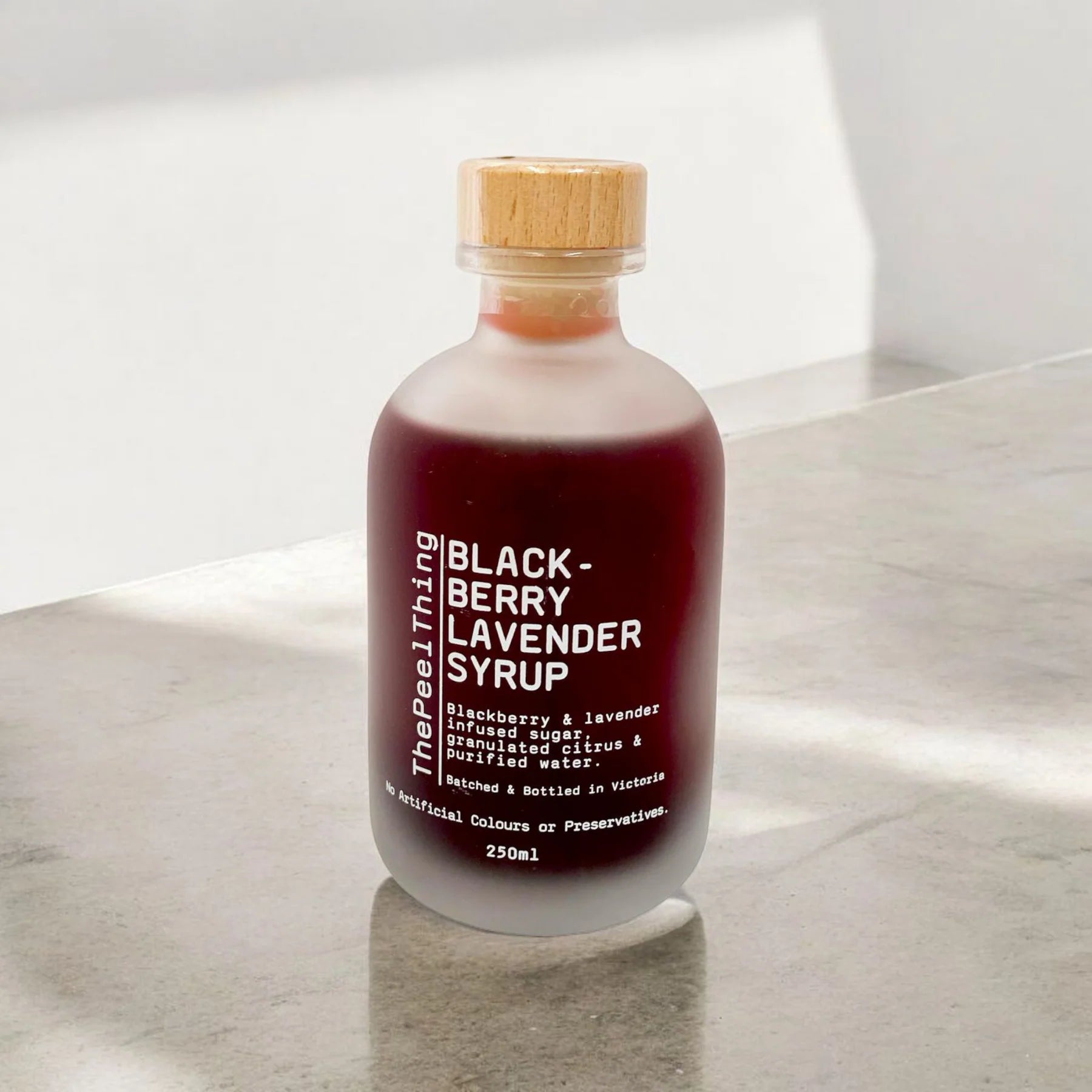 Blackberry Lavender Syrup by The Peel Thing