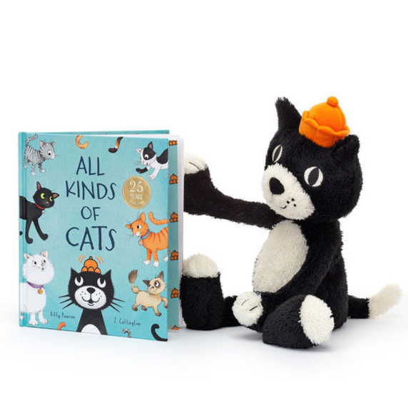 All kinds of cats book by Jellycat