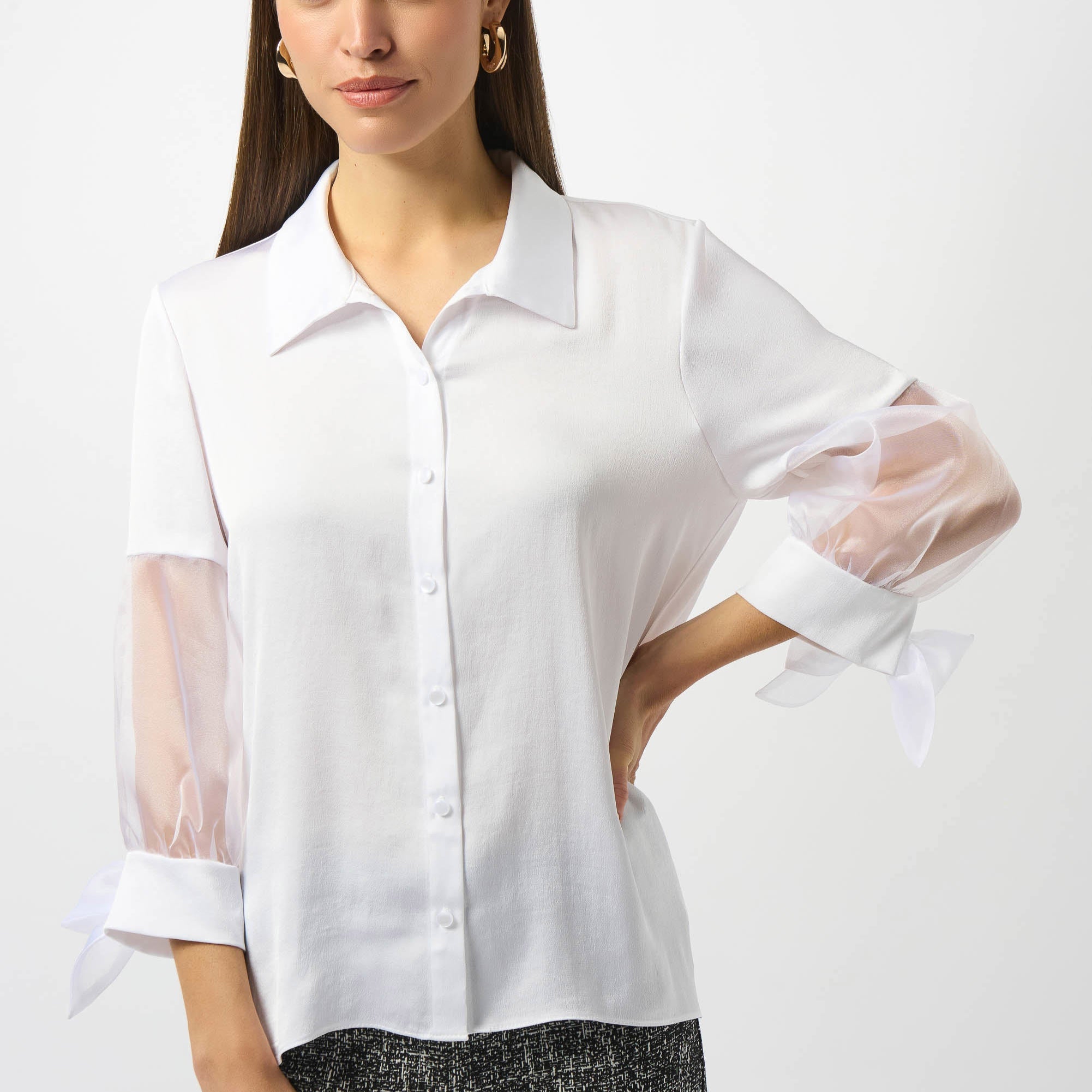 Ladies blouse by Joseph Ribkoff - black