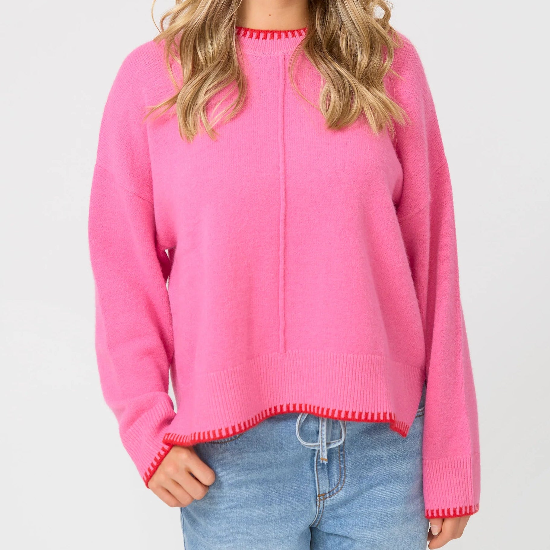 Briar Jumper - Pink/Red by Stella + Gemma