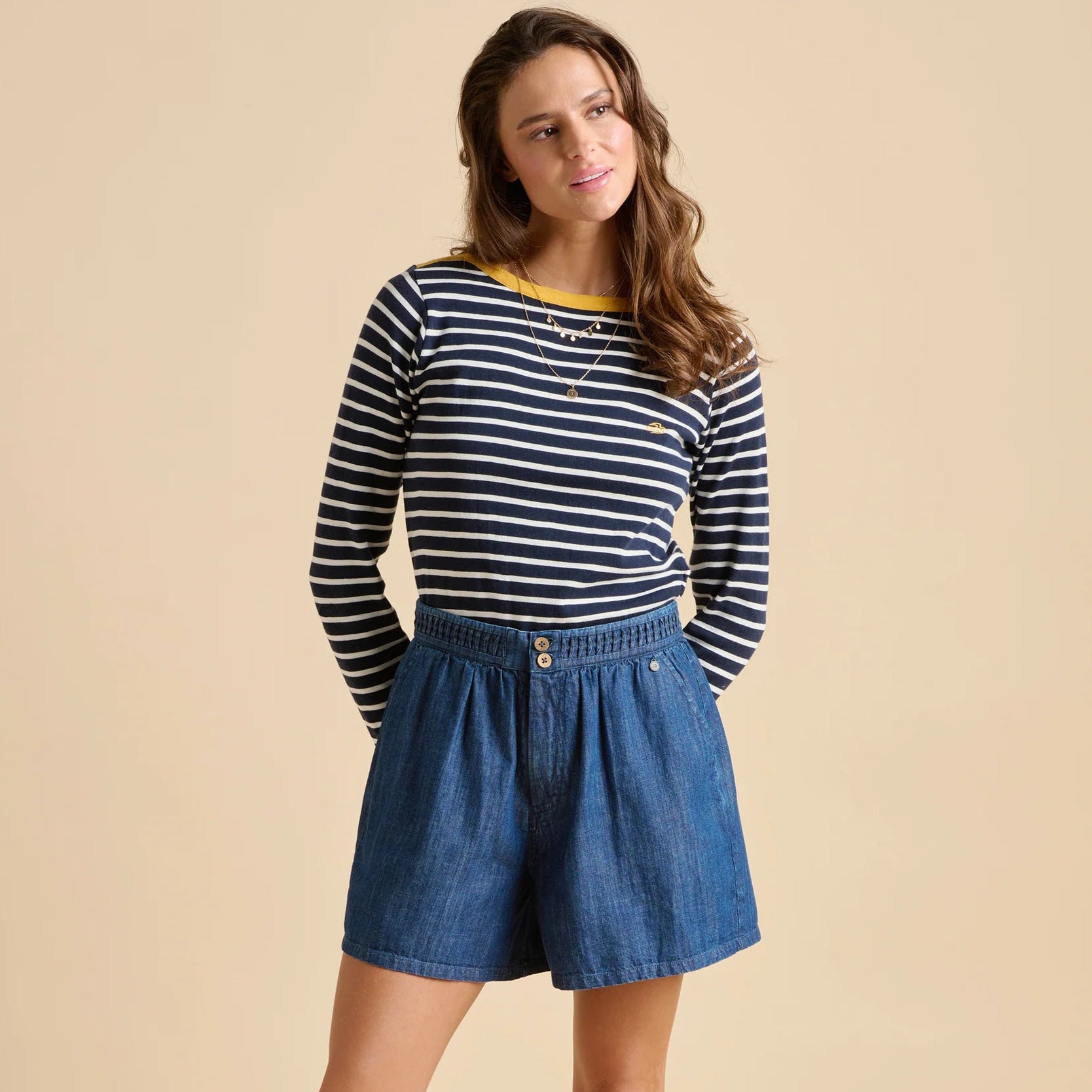 Breton striped T Shirt by Brakeburn
