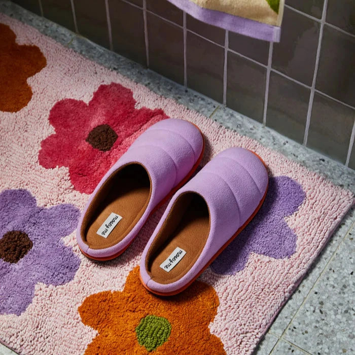Candy Flowerbed Bath Mat by Mosey Me